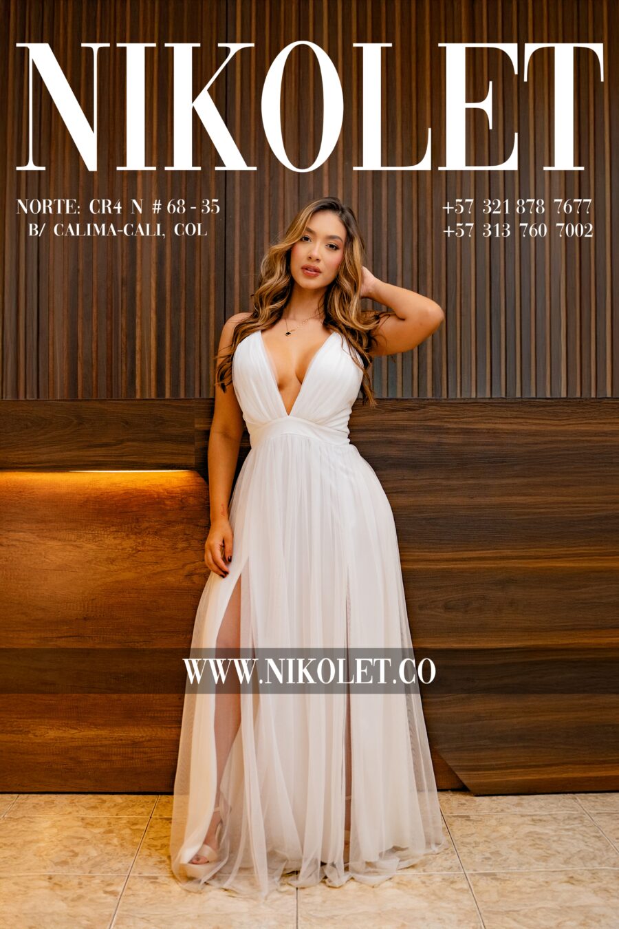 Vestido gala - L111