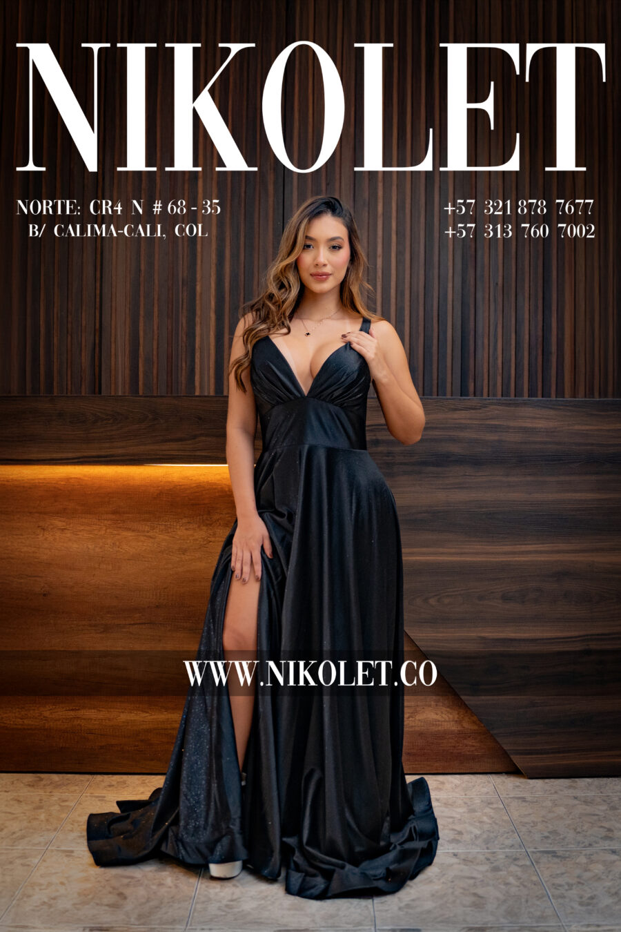 Vestido gala - L112