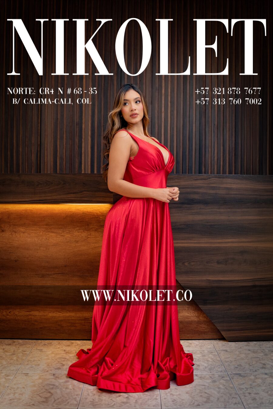 Vestido gala - L112