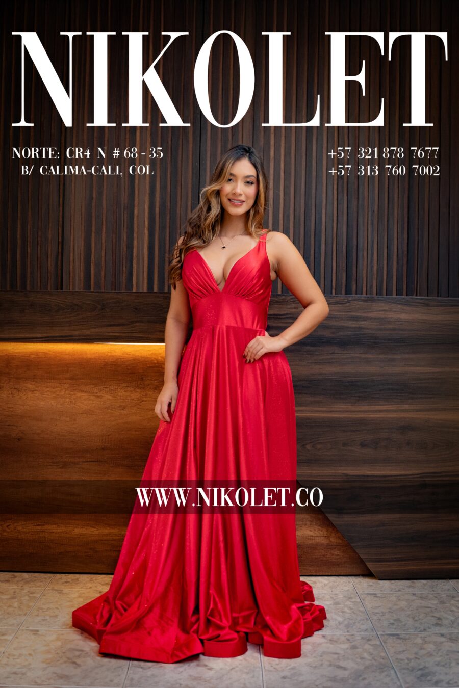 Vestido gala - L112
