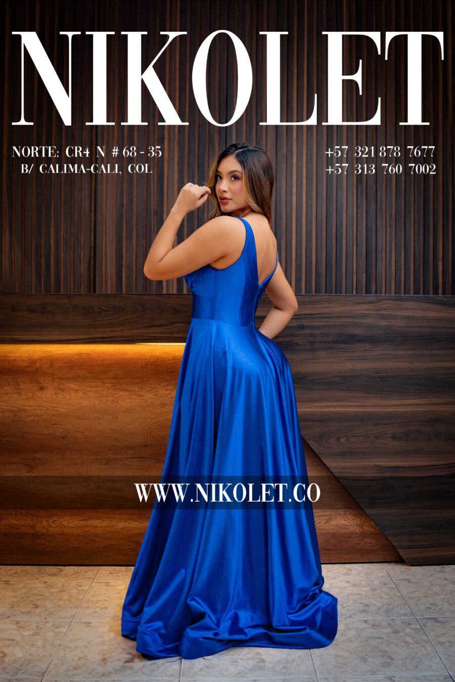 Vestido gala - L112