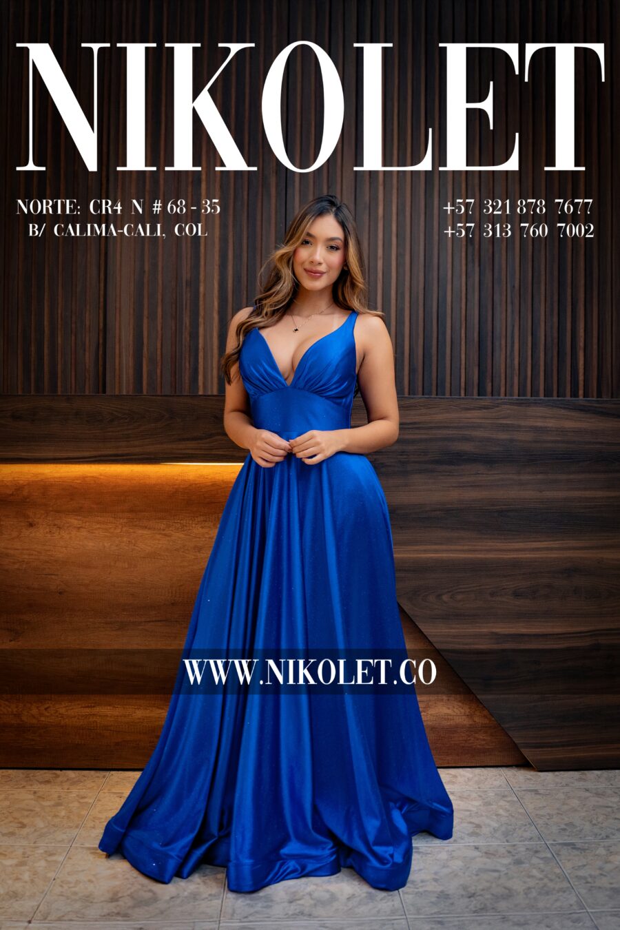 Vestido gala - L112