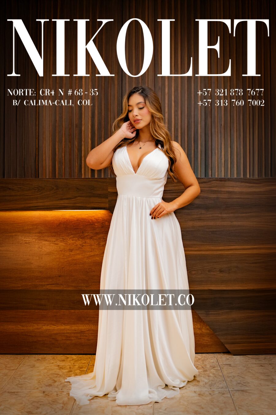 Vestido gala - L113