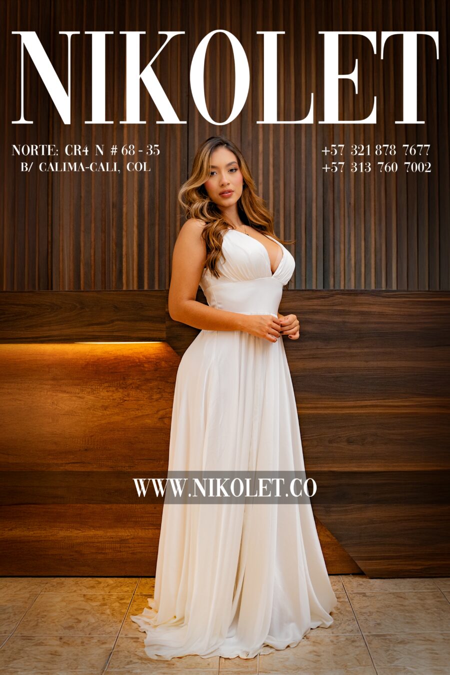 Vestido gala - L113