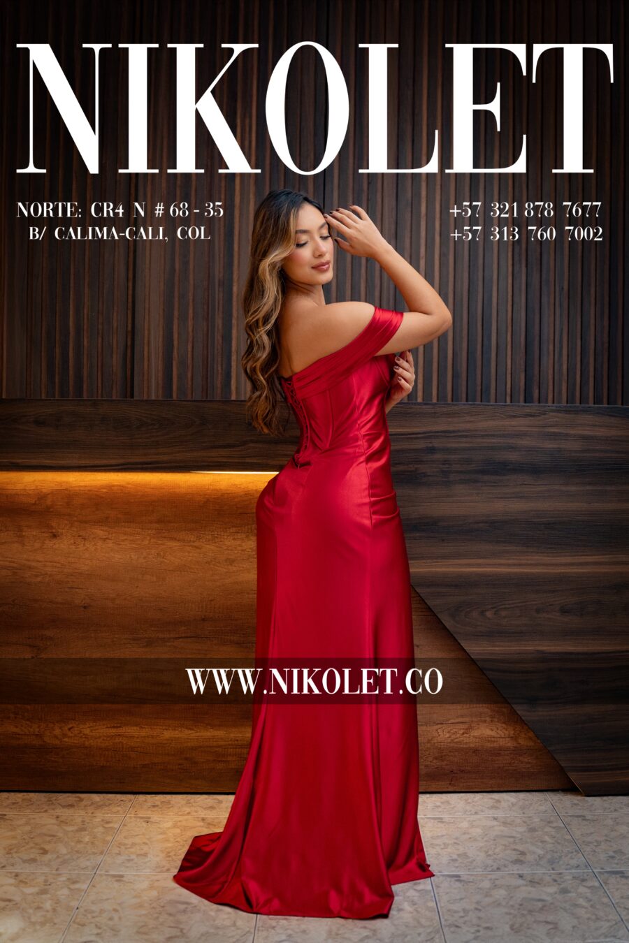Vestido gala - L114
