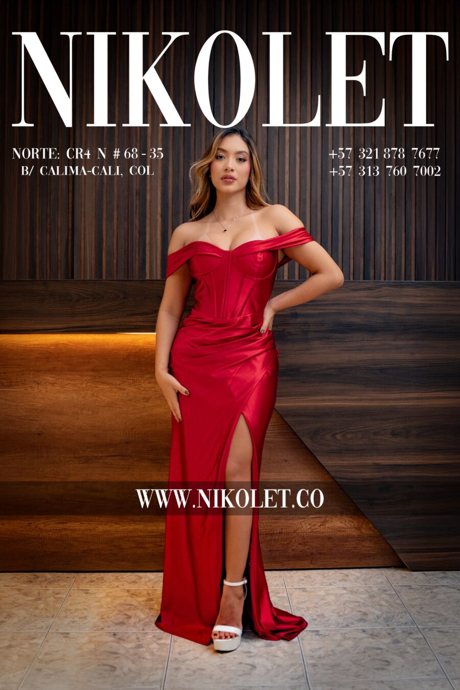 Vestido gala - L114