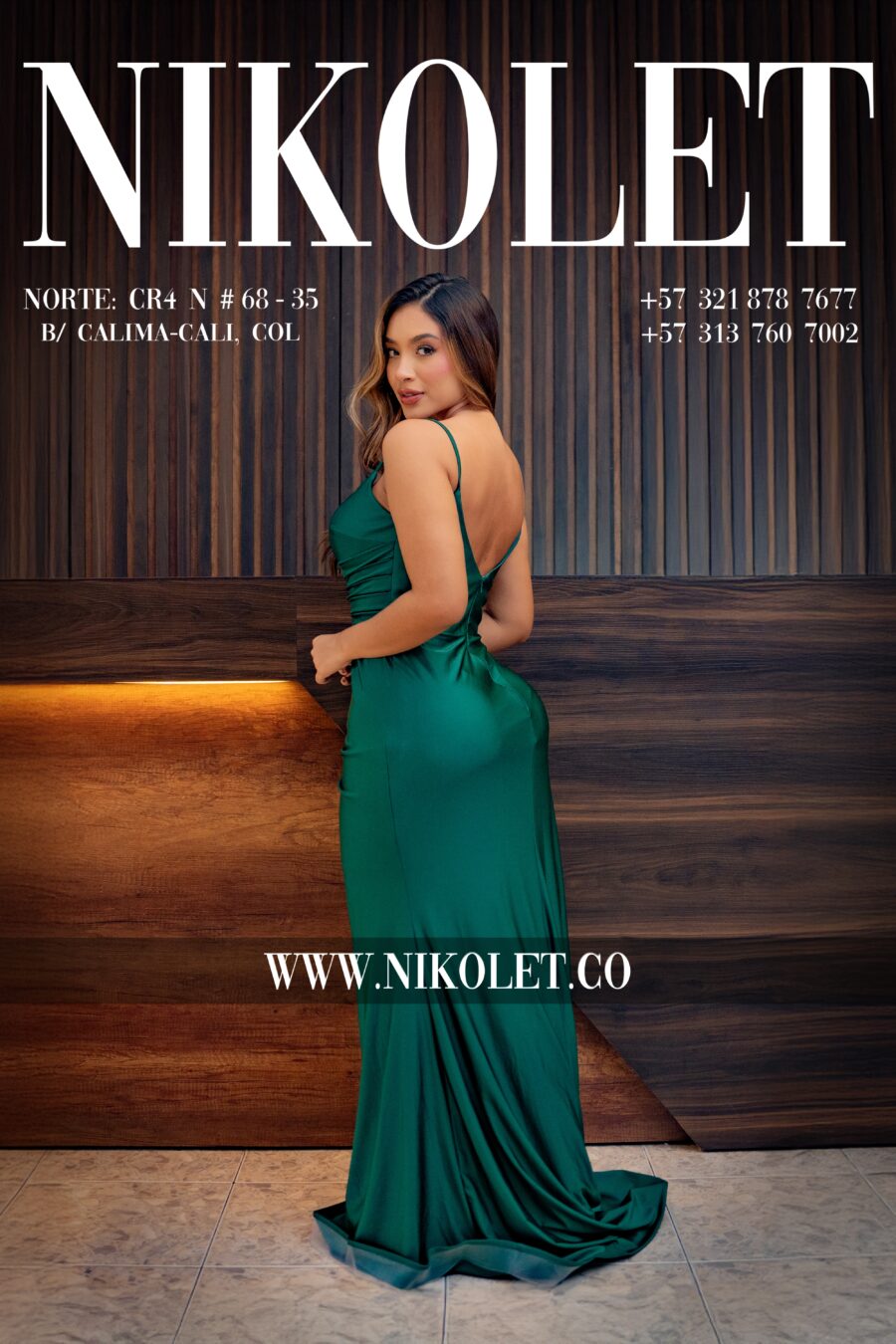 Vestido gala - L115