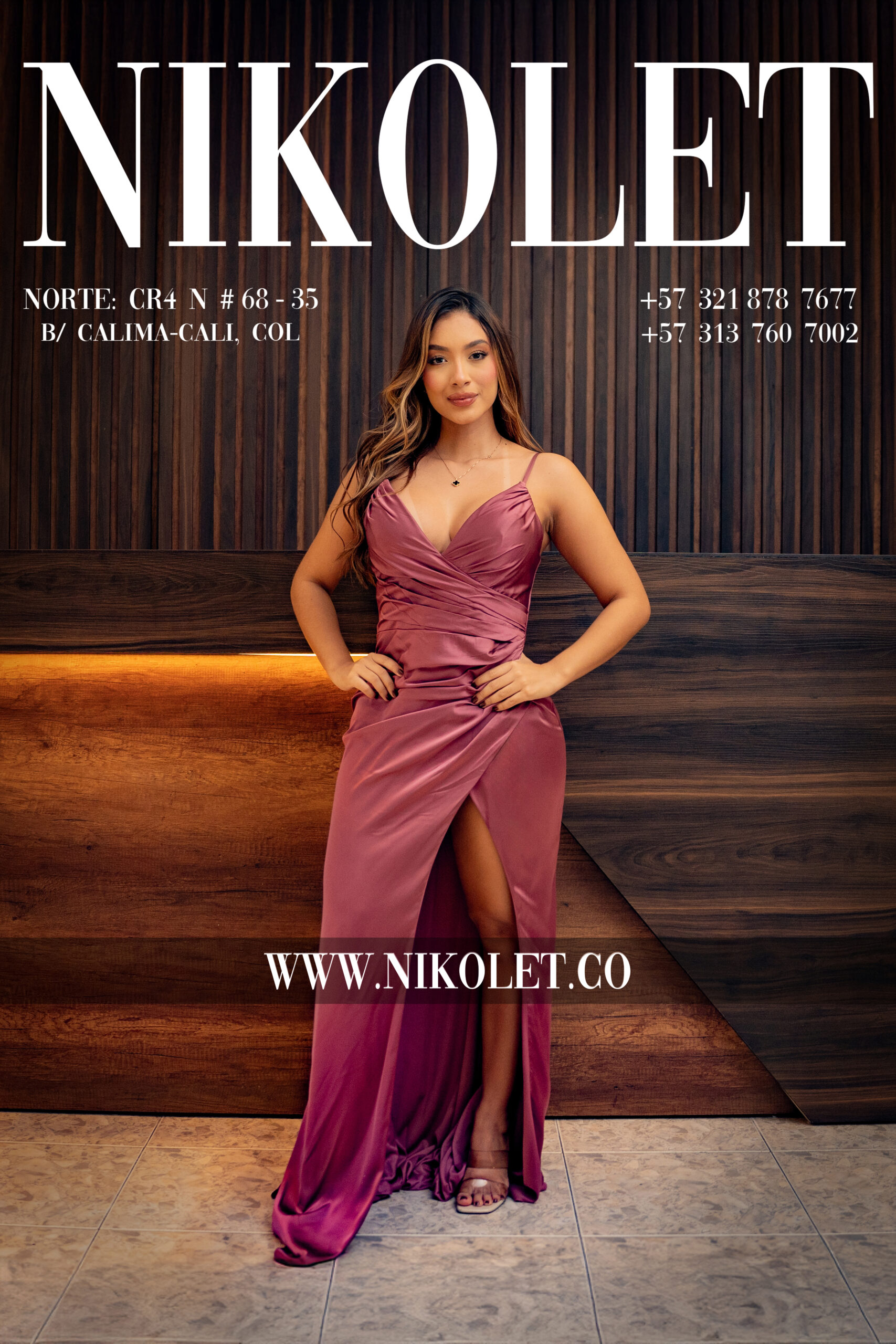 Vestido gala - L118