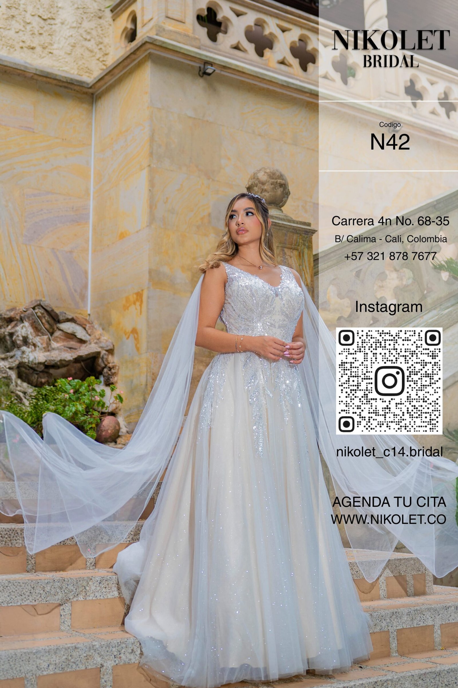 Vestido blanco N42