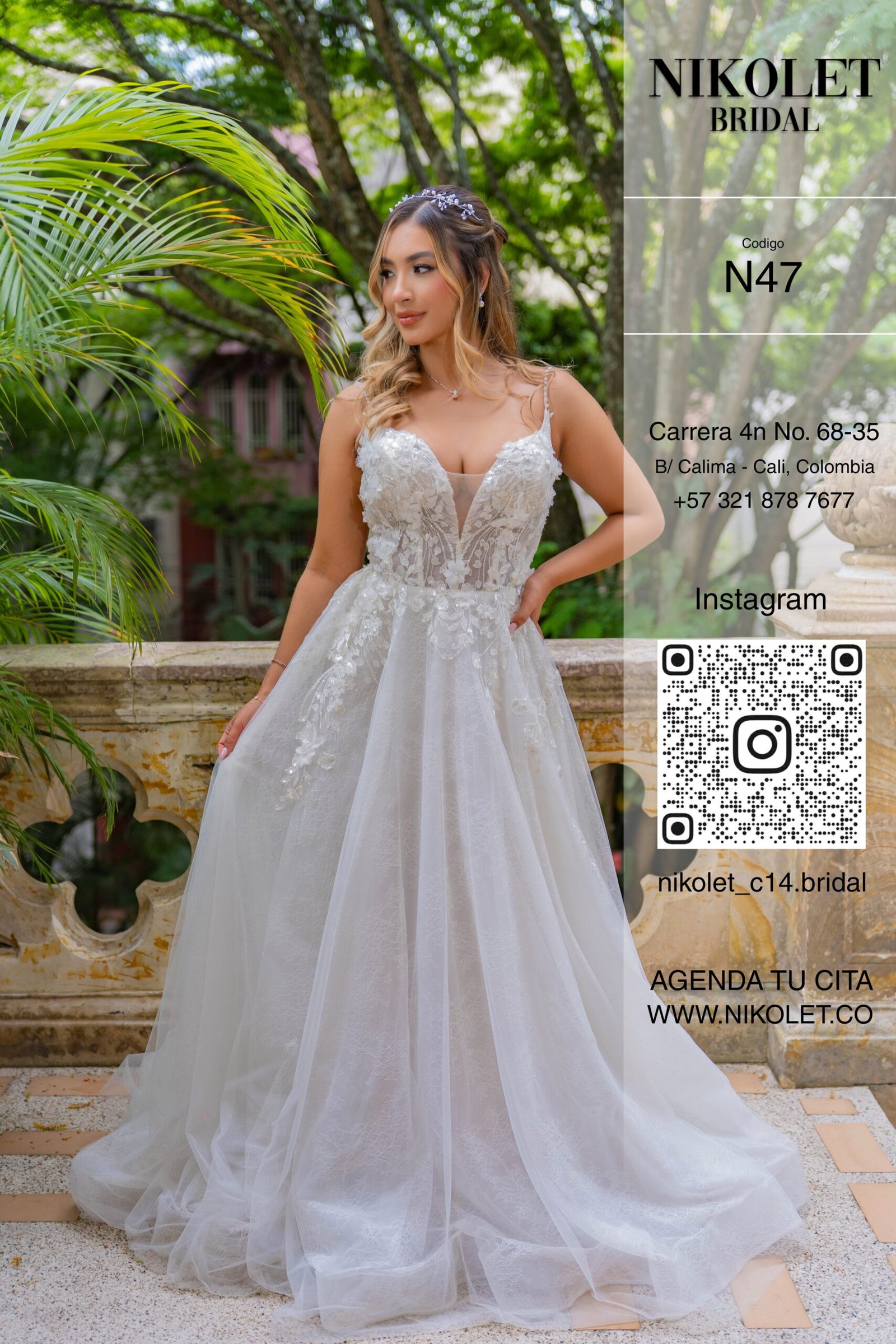 Vestido blanco N47
