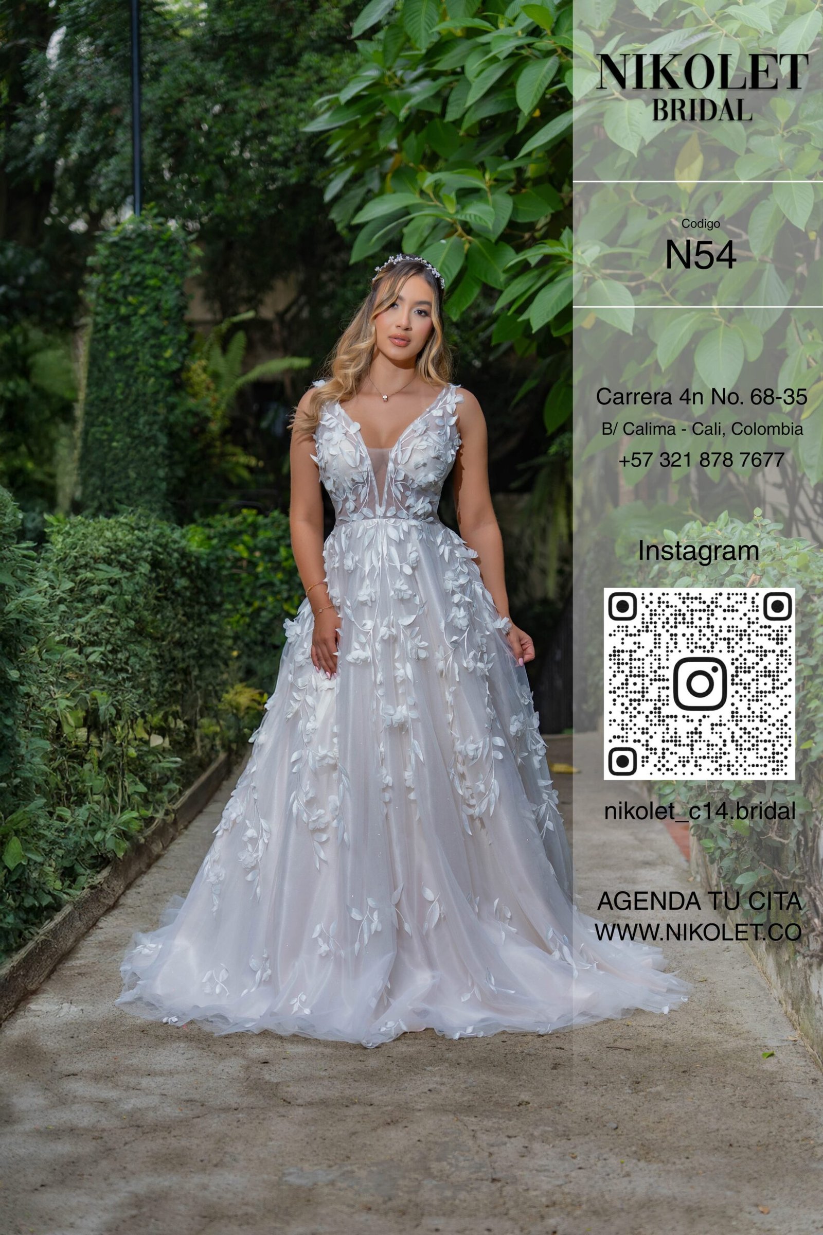 Vestido blanco N54