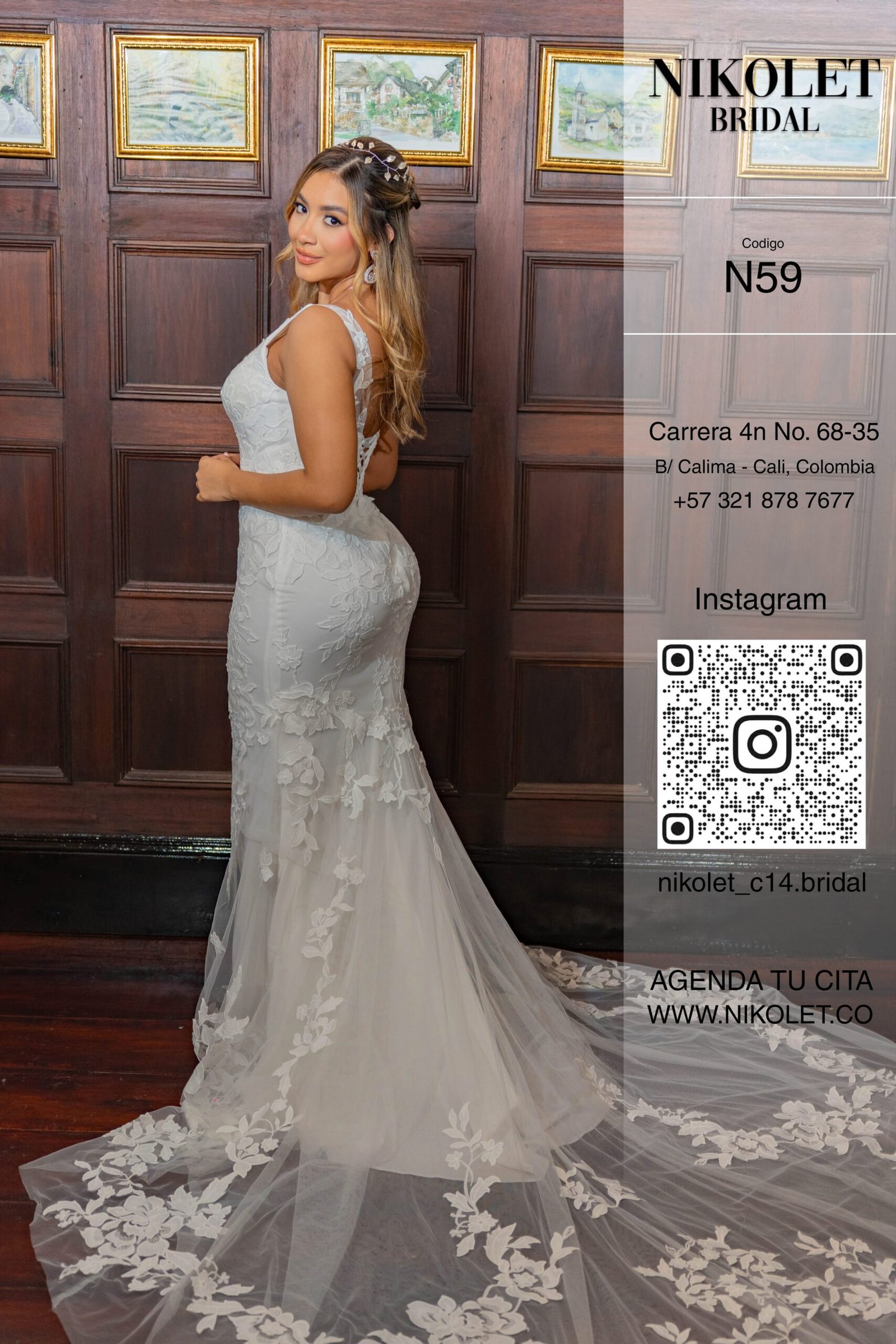 Vestido blanco N59