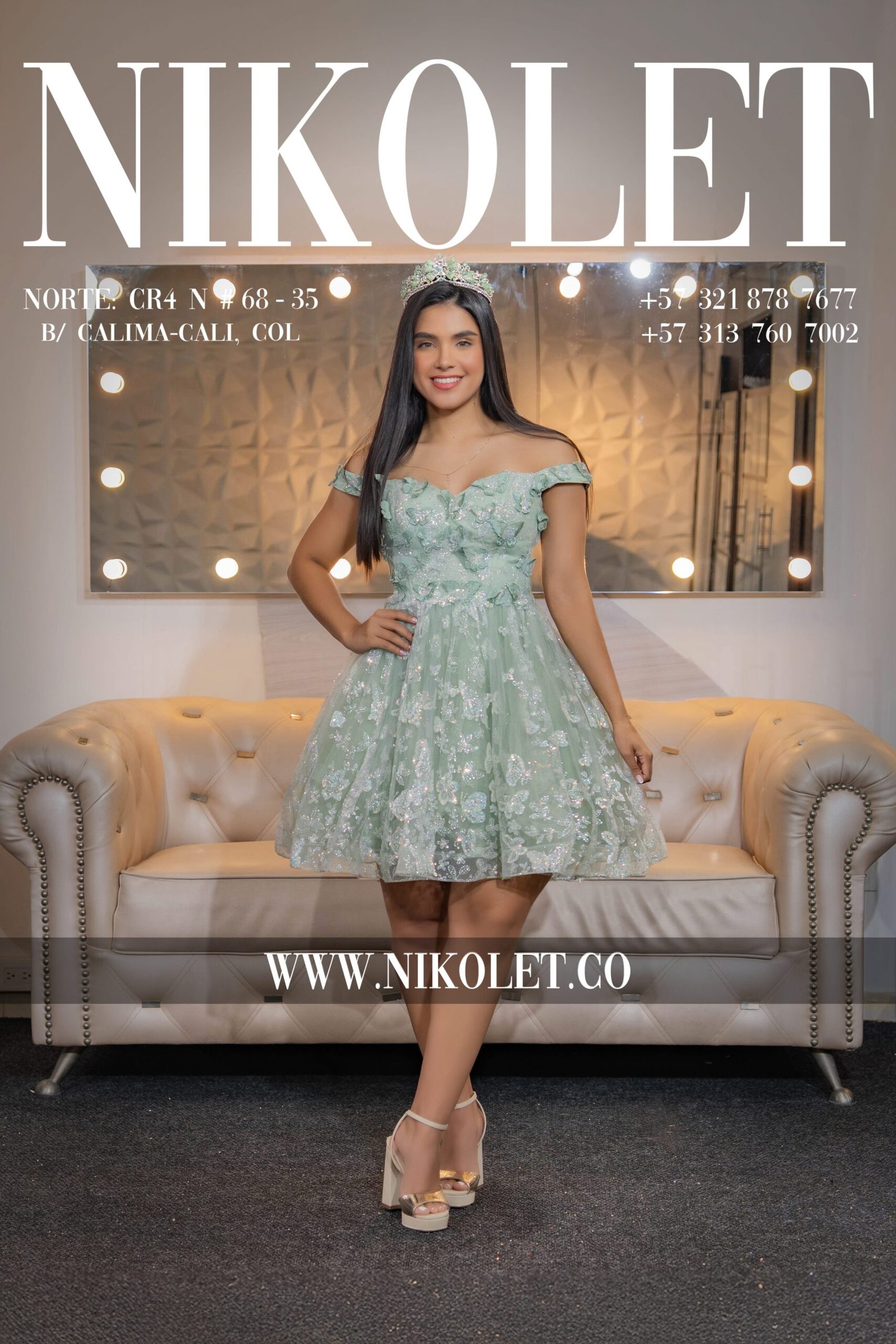 Vestido corto - C101