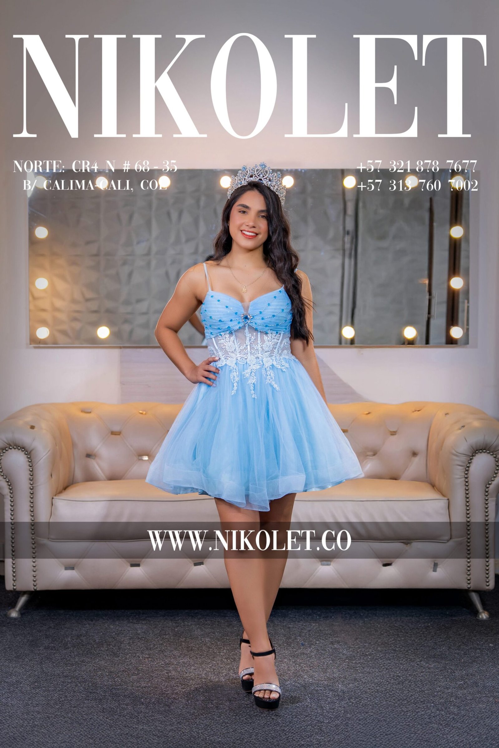 Vestido corto - C109