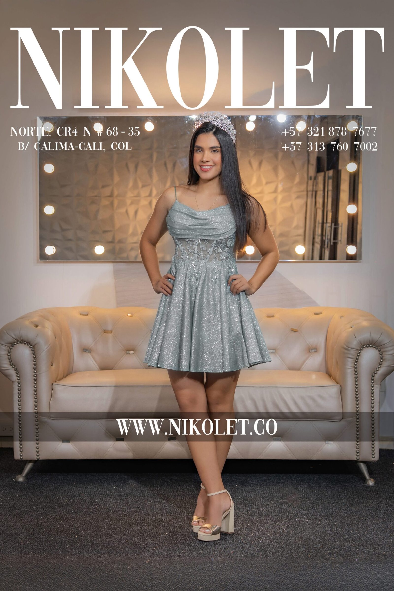 Vestido corto - C110