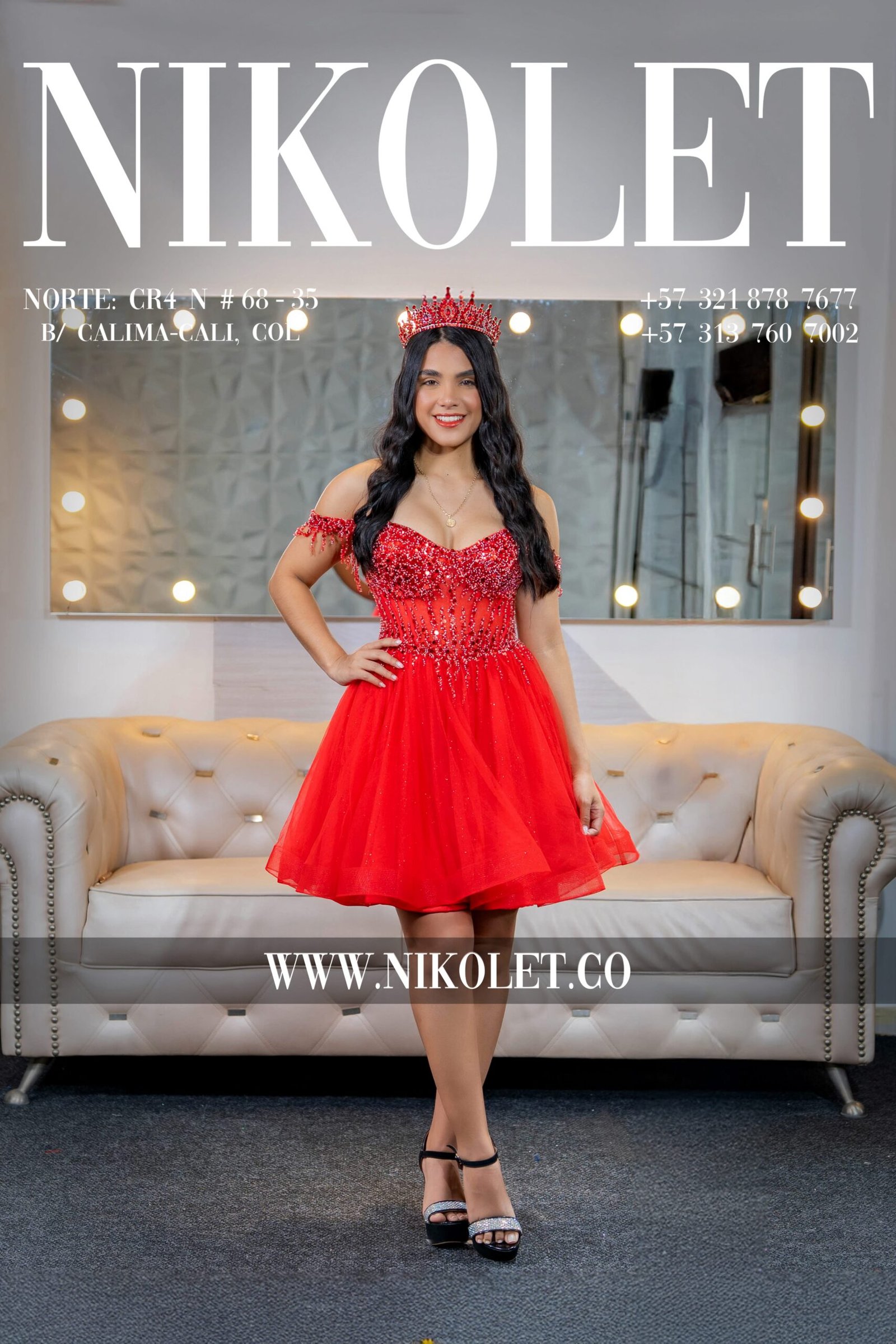 Vestido corto - C116