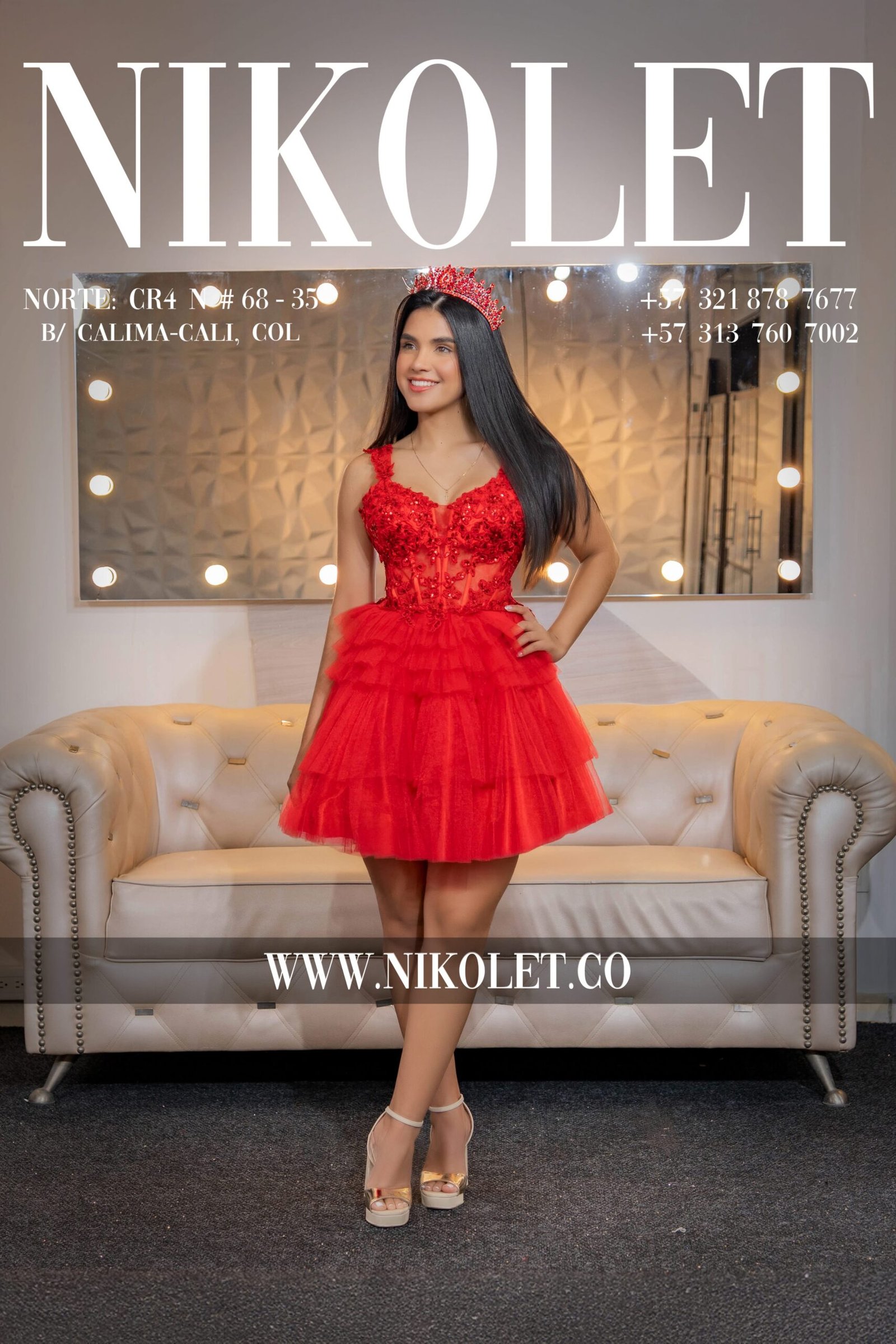 Vestido corto - C117