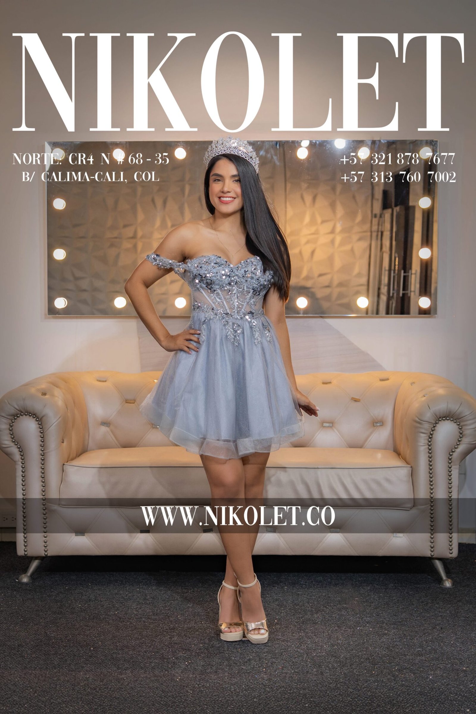 Vestido corto - C118