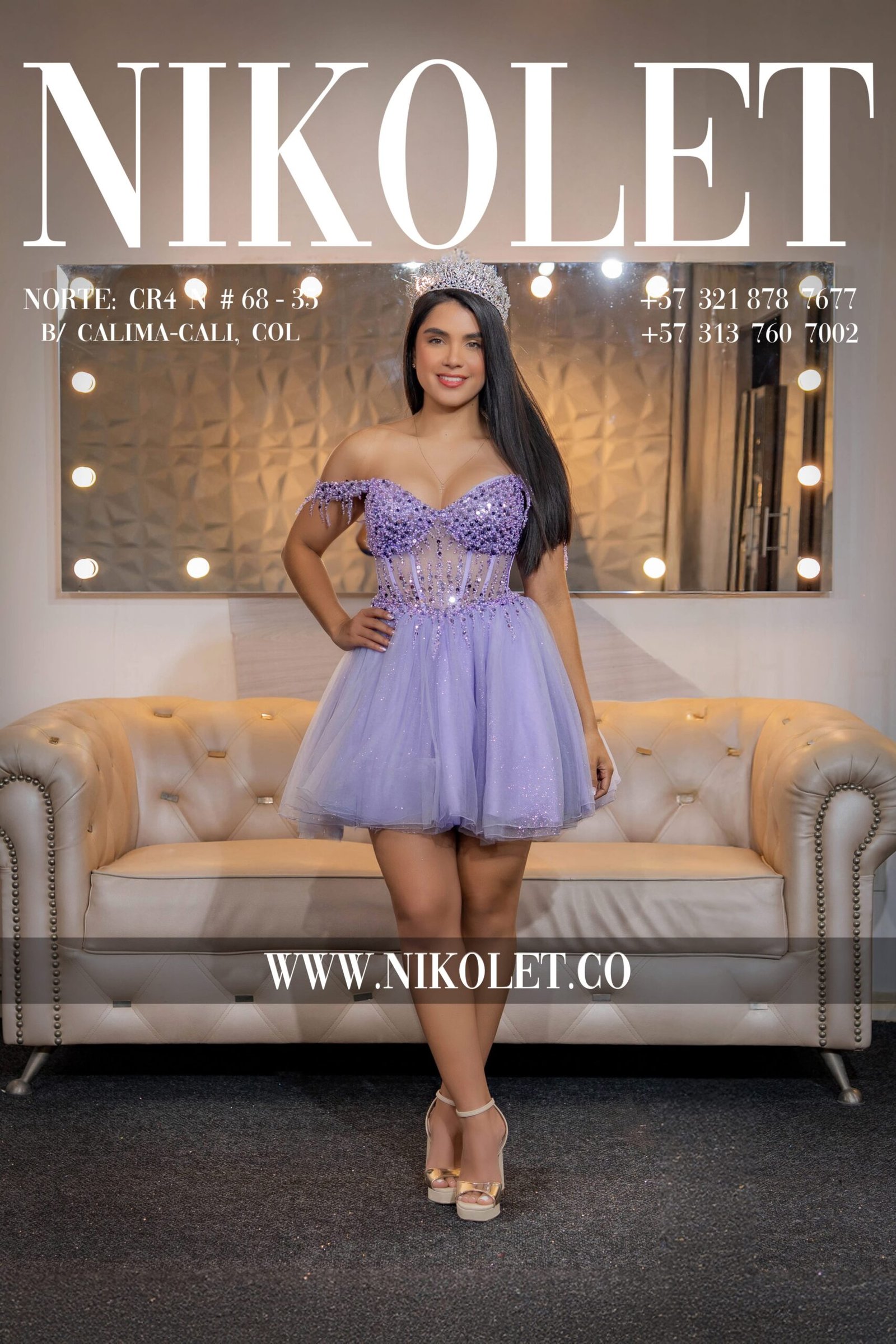 Vestido corto - C120