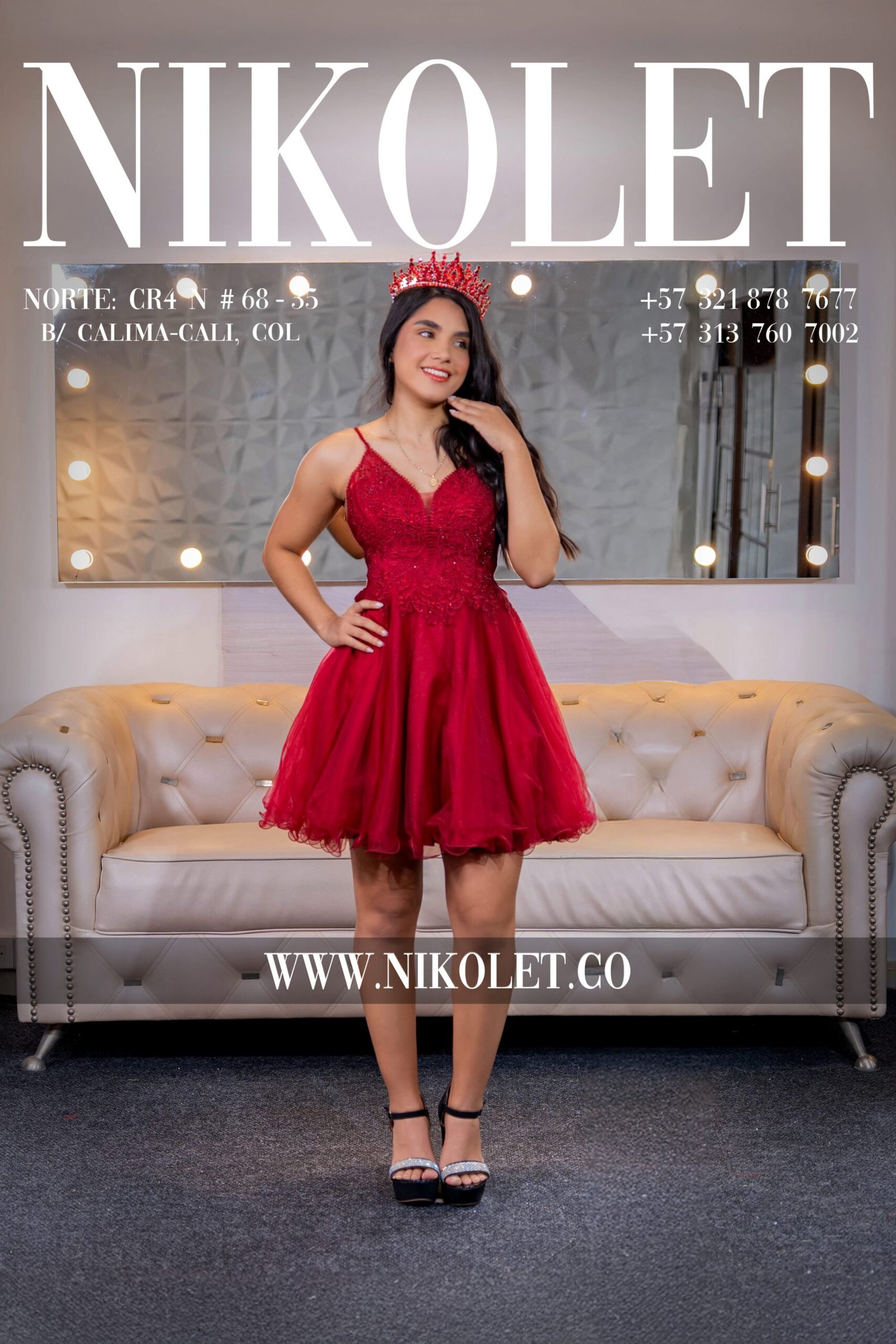 Vestido corto - C121