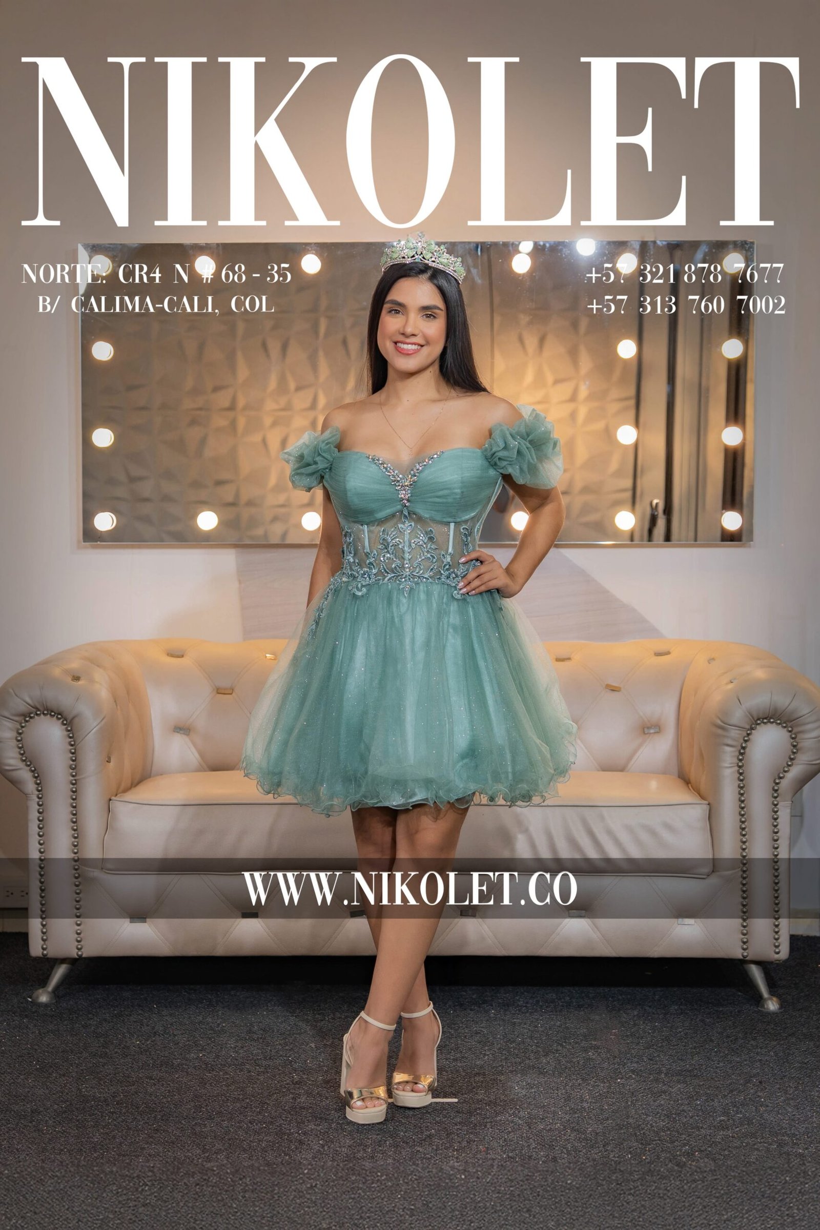 Vestido corto - C122