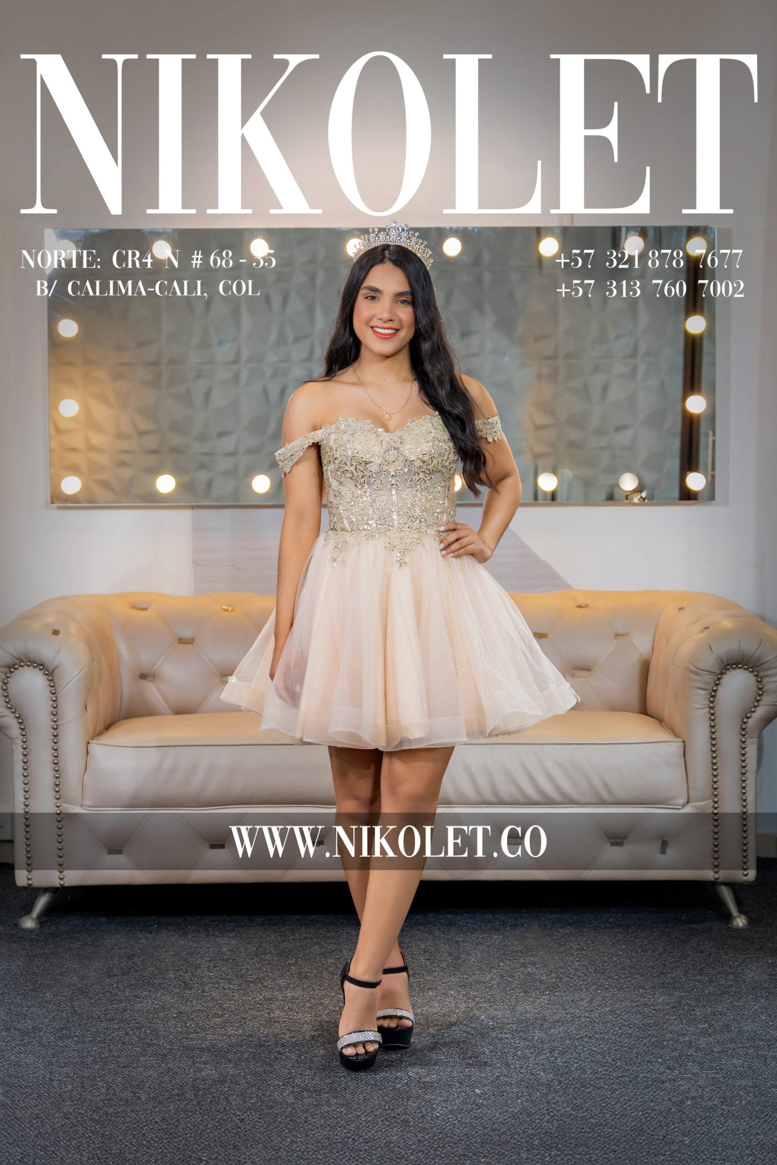 Vestido corto - C123