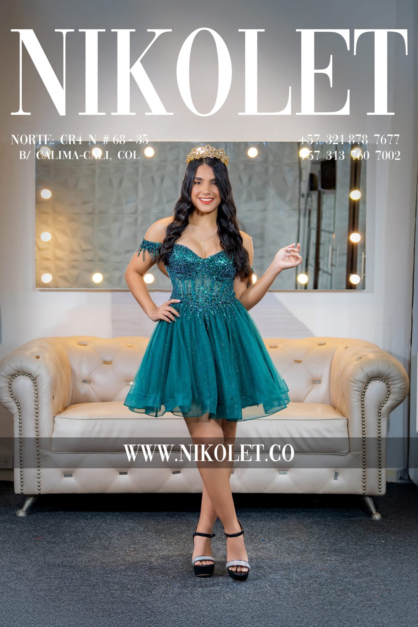 Vestido corto - C124