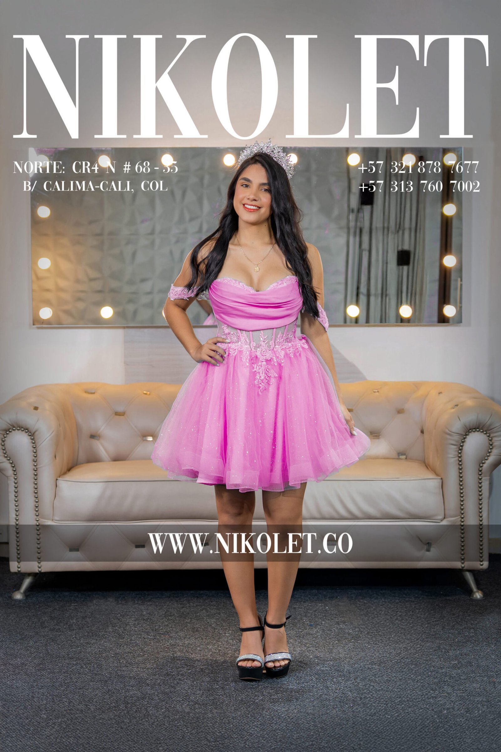 Vestido corto - C125