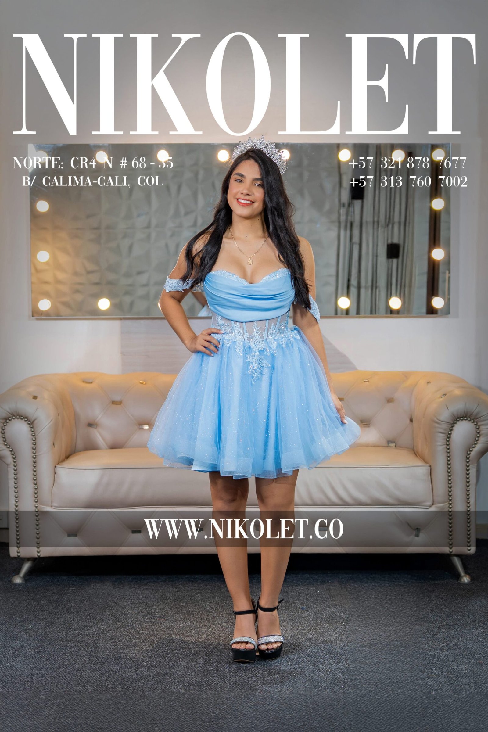 Vestido corto - C126