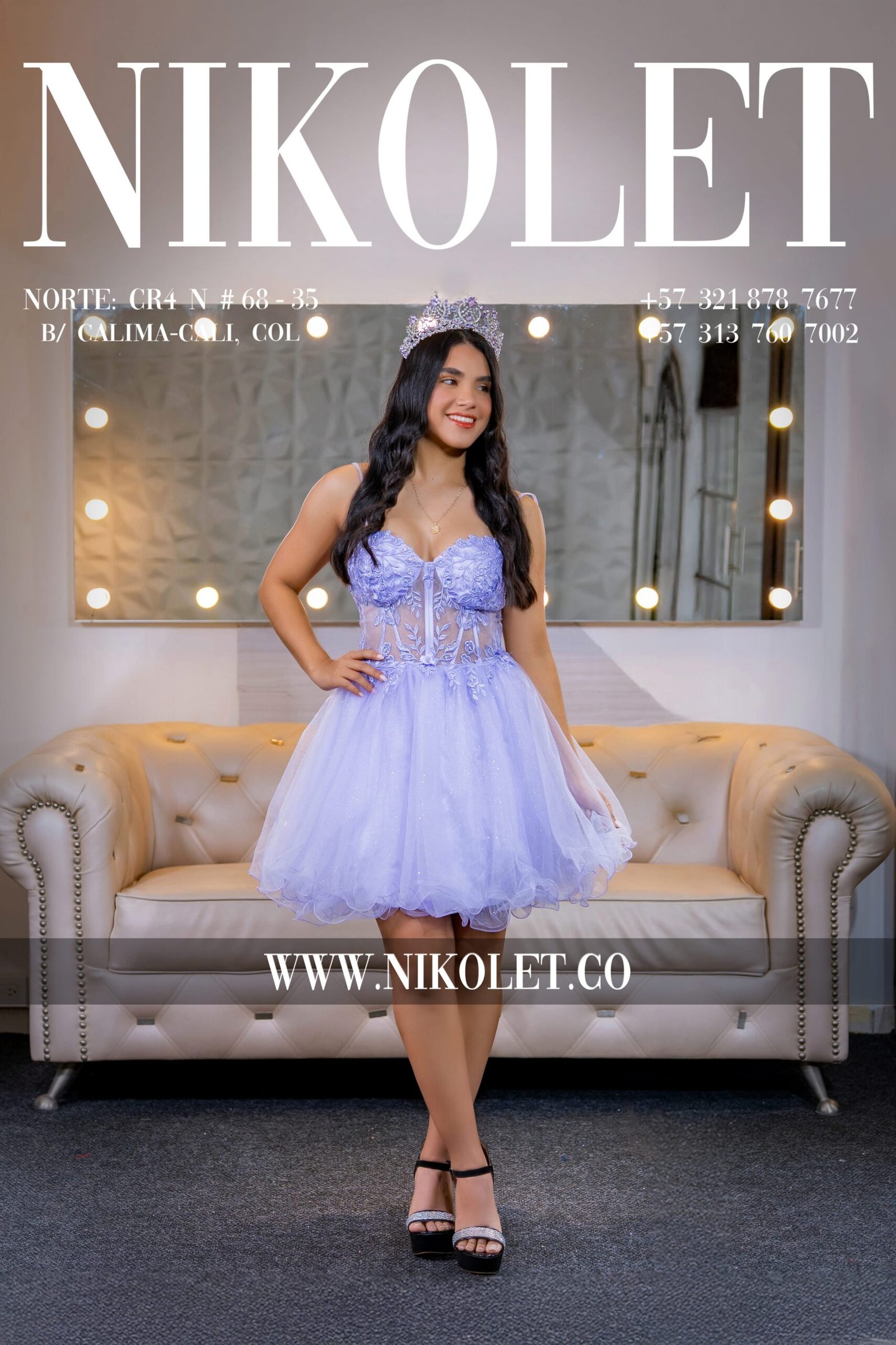 Vestido corto - C127