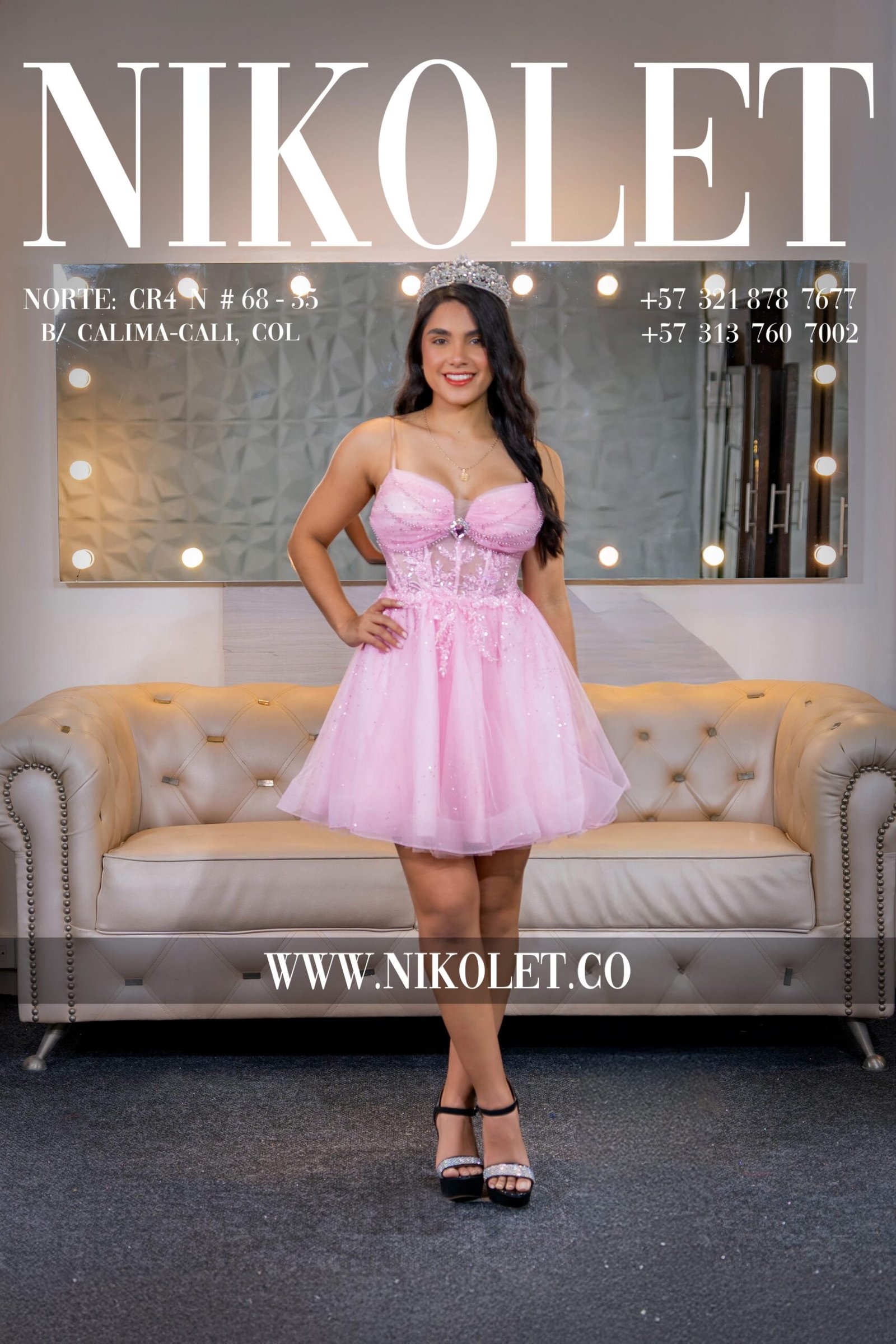 Vestido corto - C128