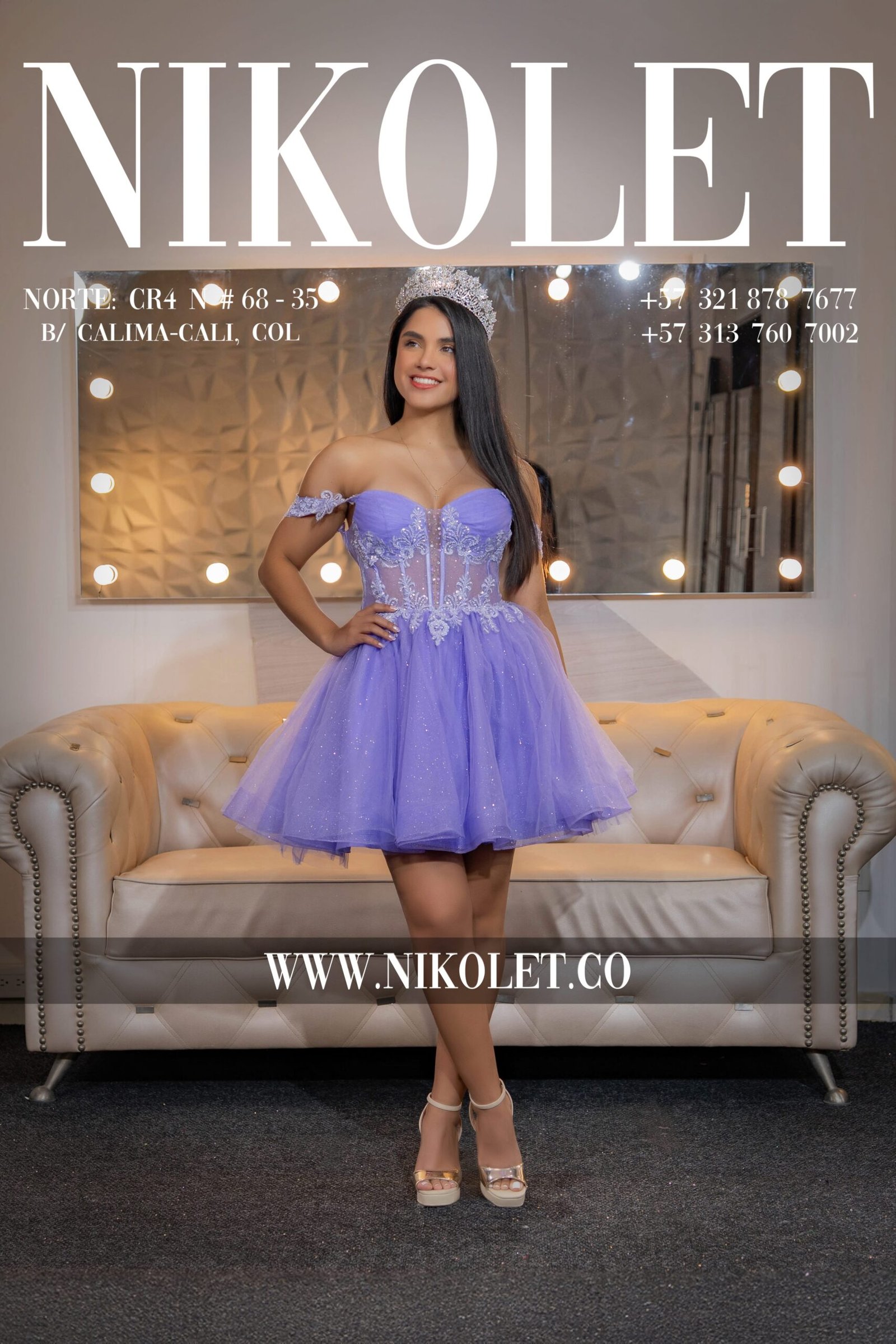 Vestido corto - C134