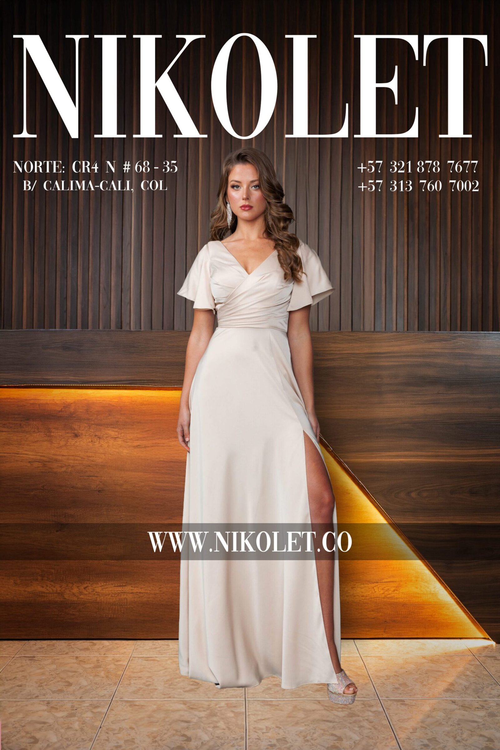 Vestido gala - L147