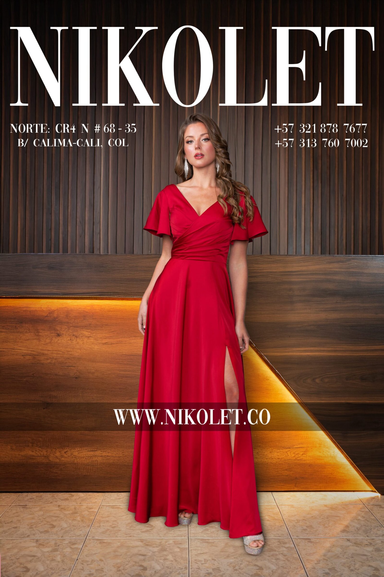 Vestido gala - L147