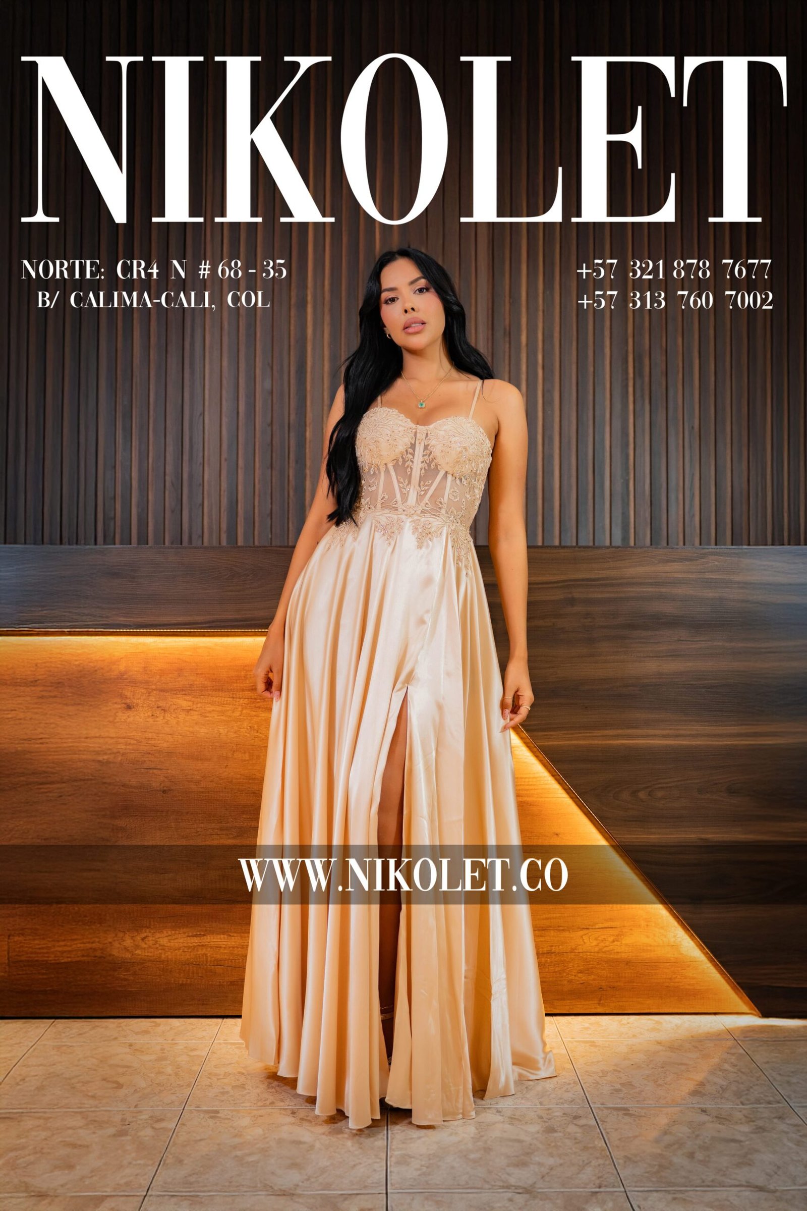 Vestido gala - L148
