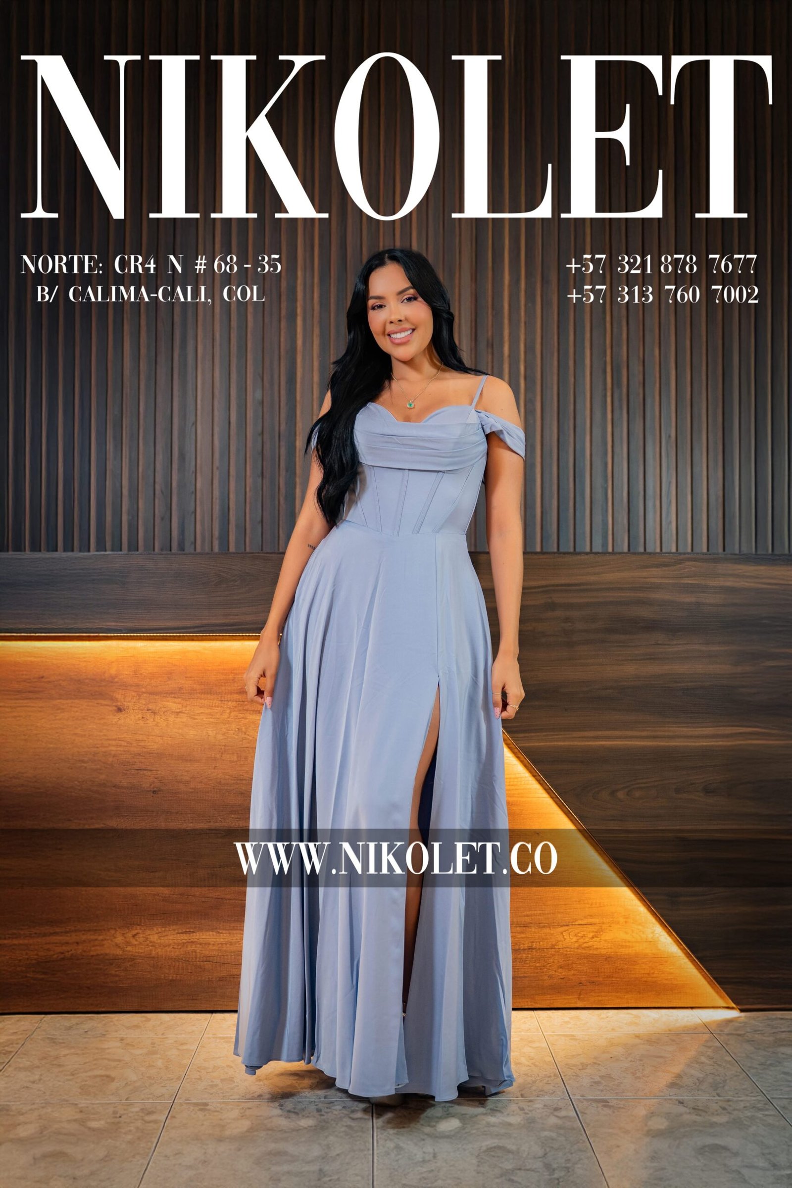 Vestido gala - L149