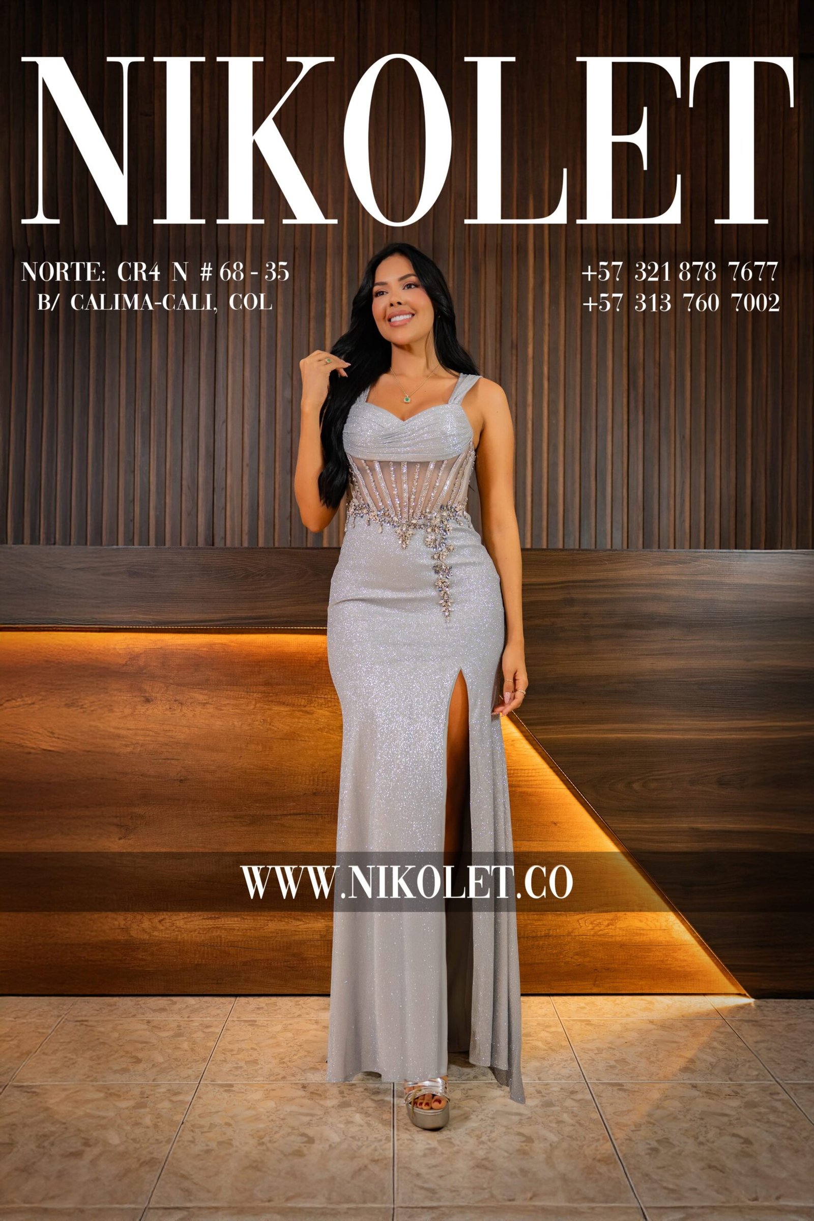 Vestido gala - L151