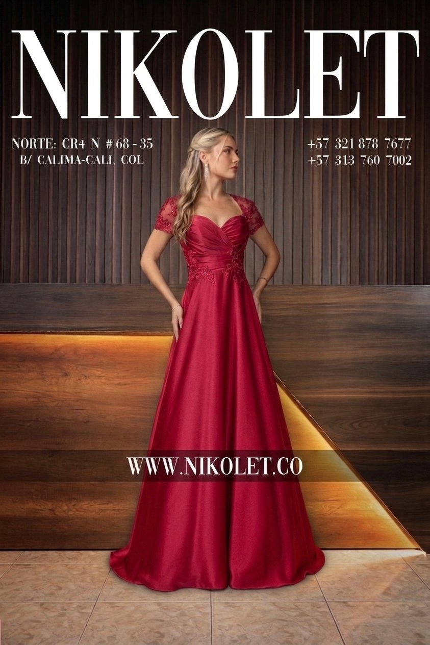 Vestido gala - L153