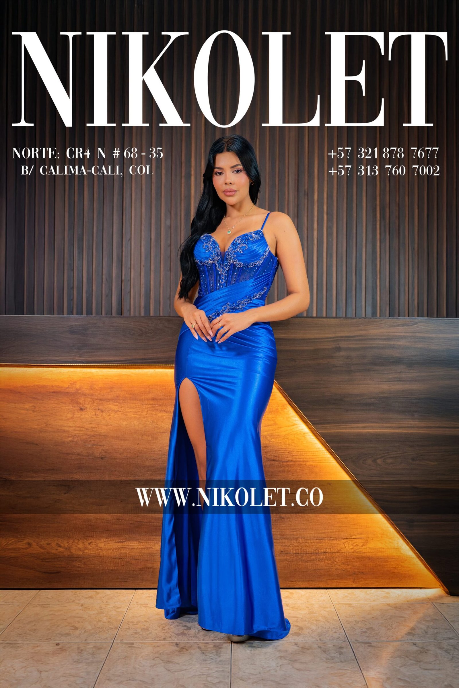 Vestido gala - L155