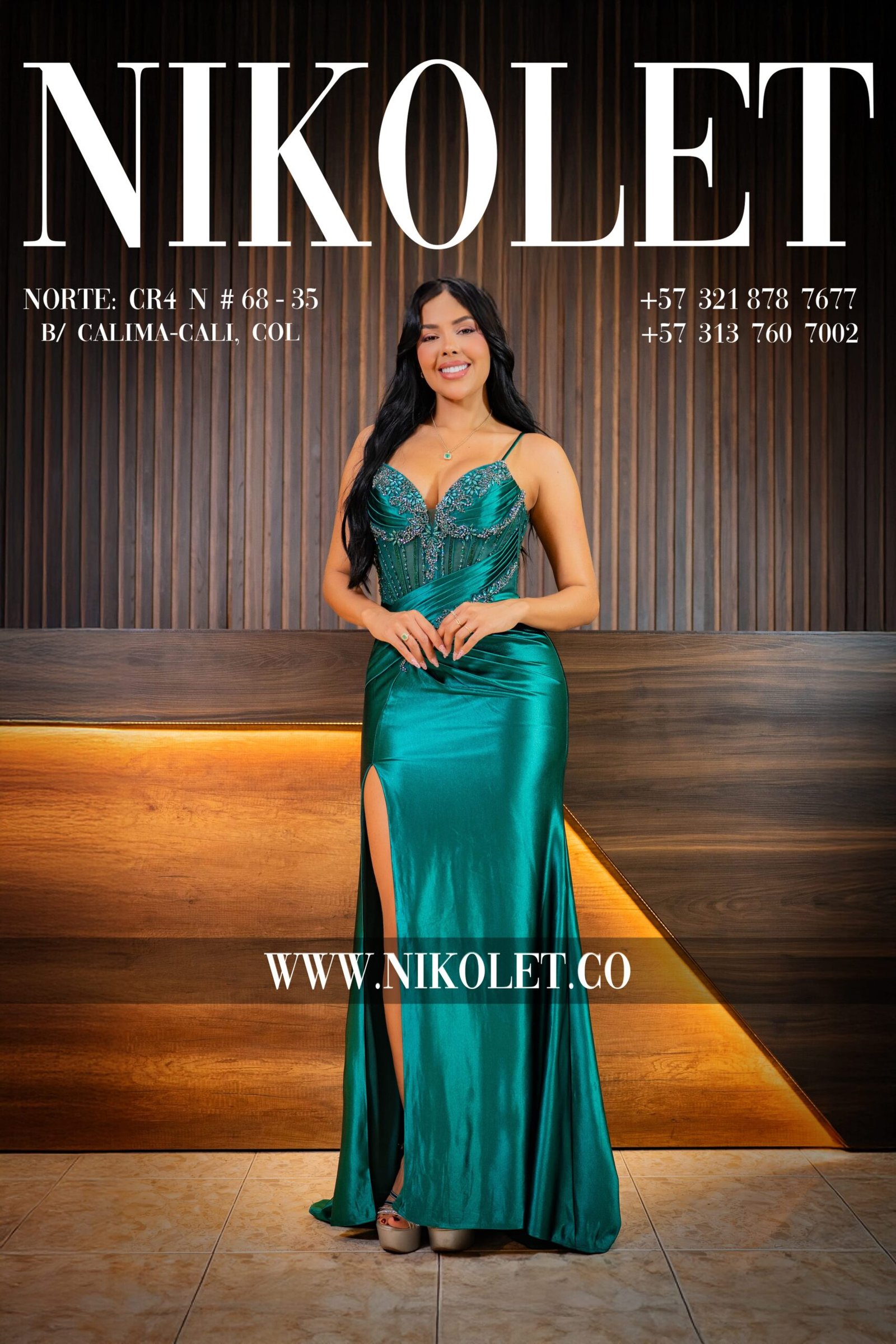 Vestido gala - L155