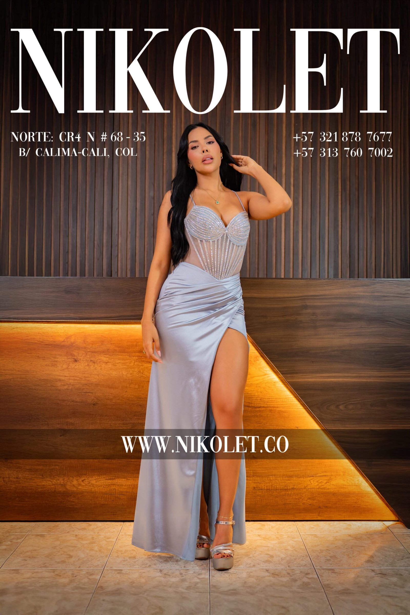 Vestido gala - L156