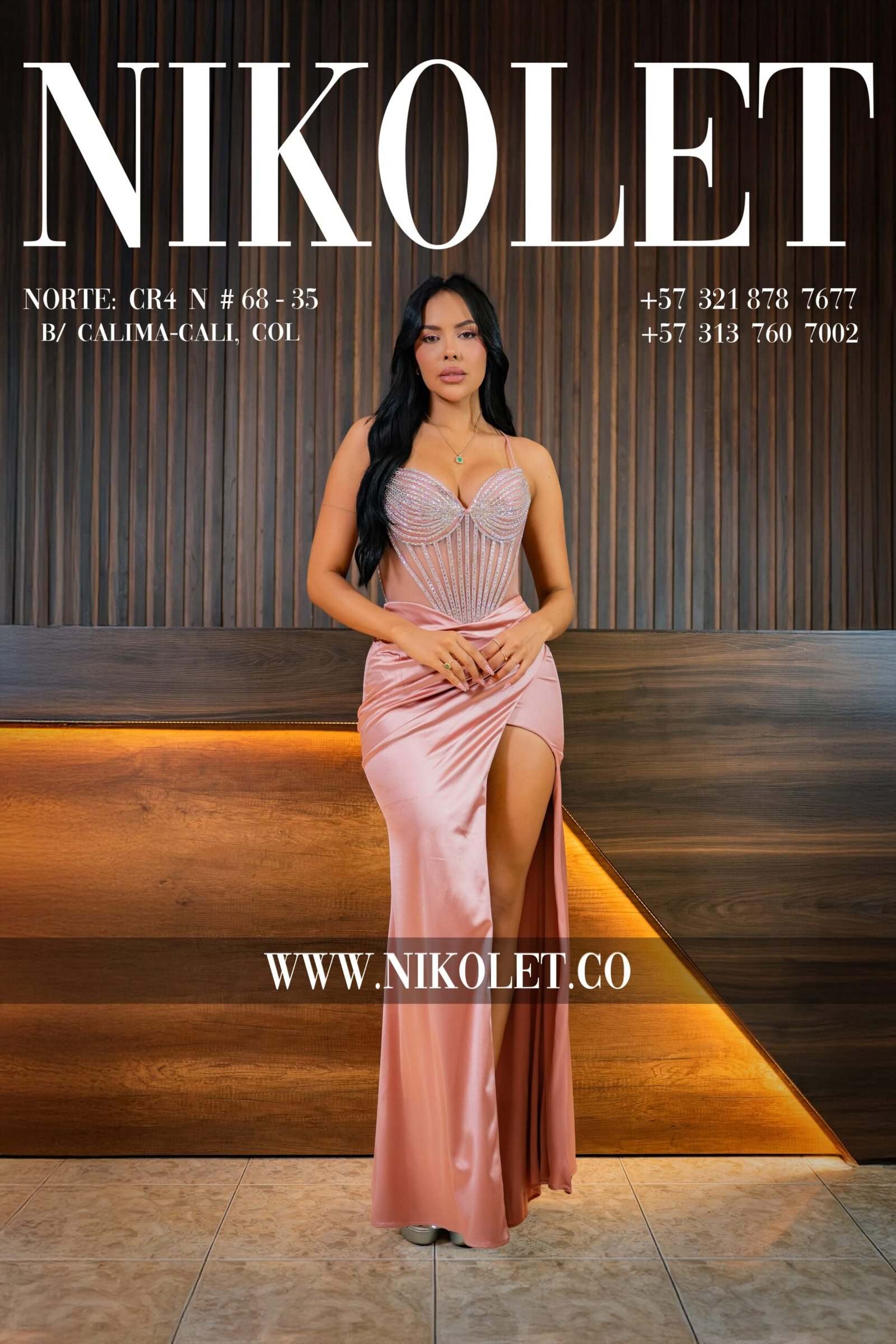 Vestido gala - L156