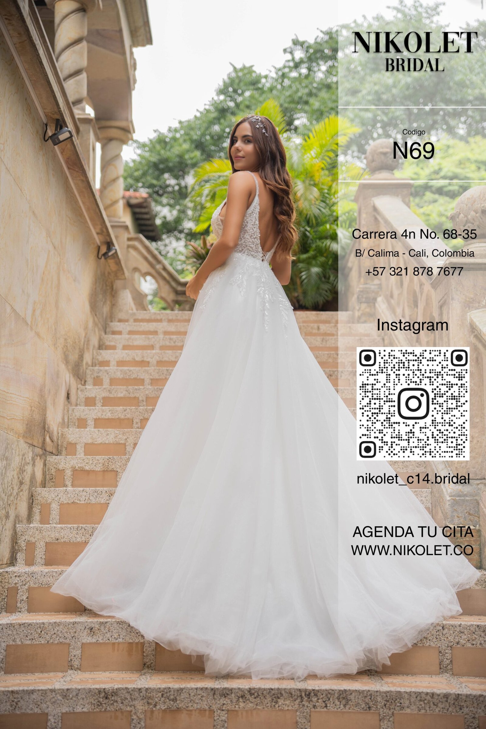 Vestido blanco N69