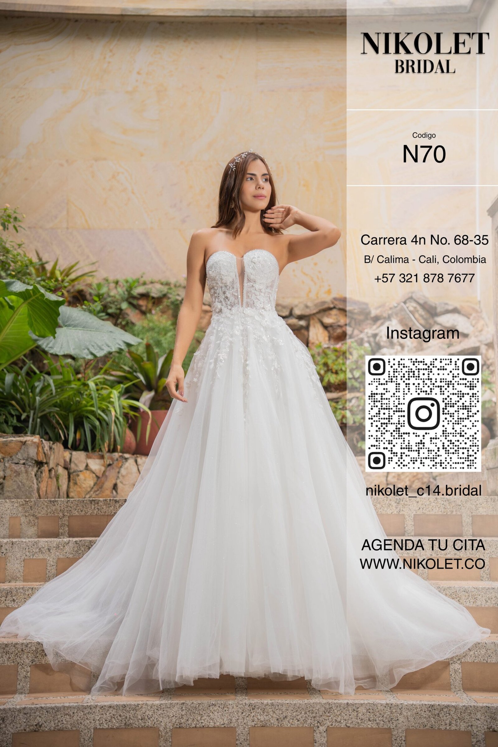 Vestido blanco N70
