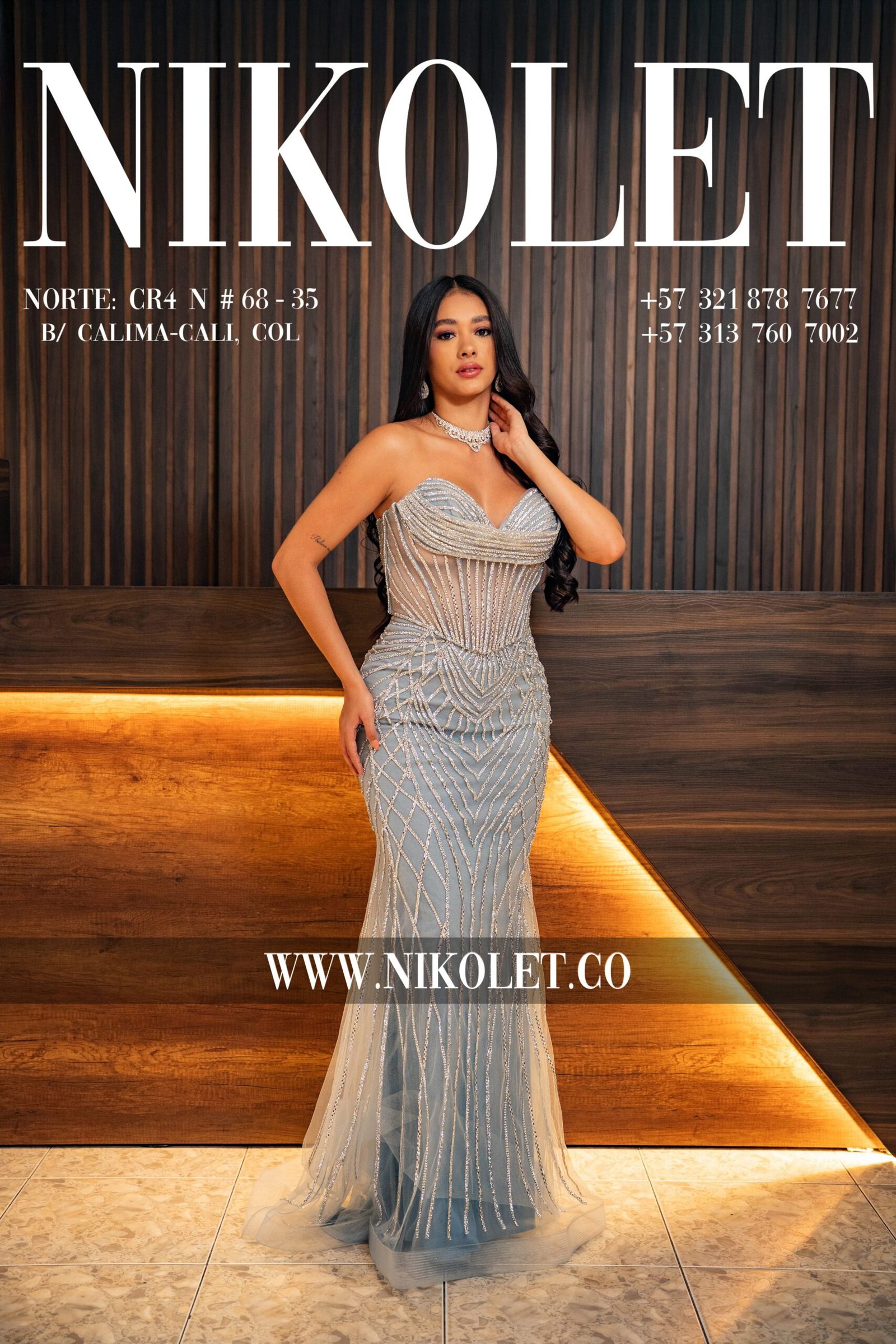Vestido gala - L160