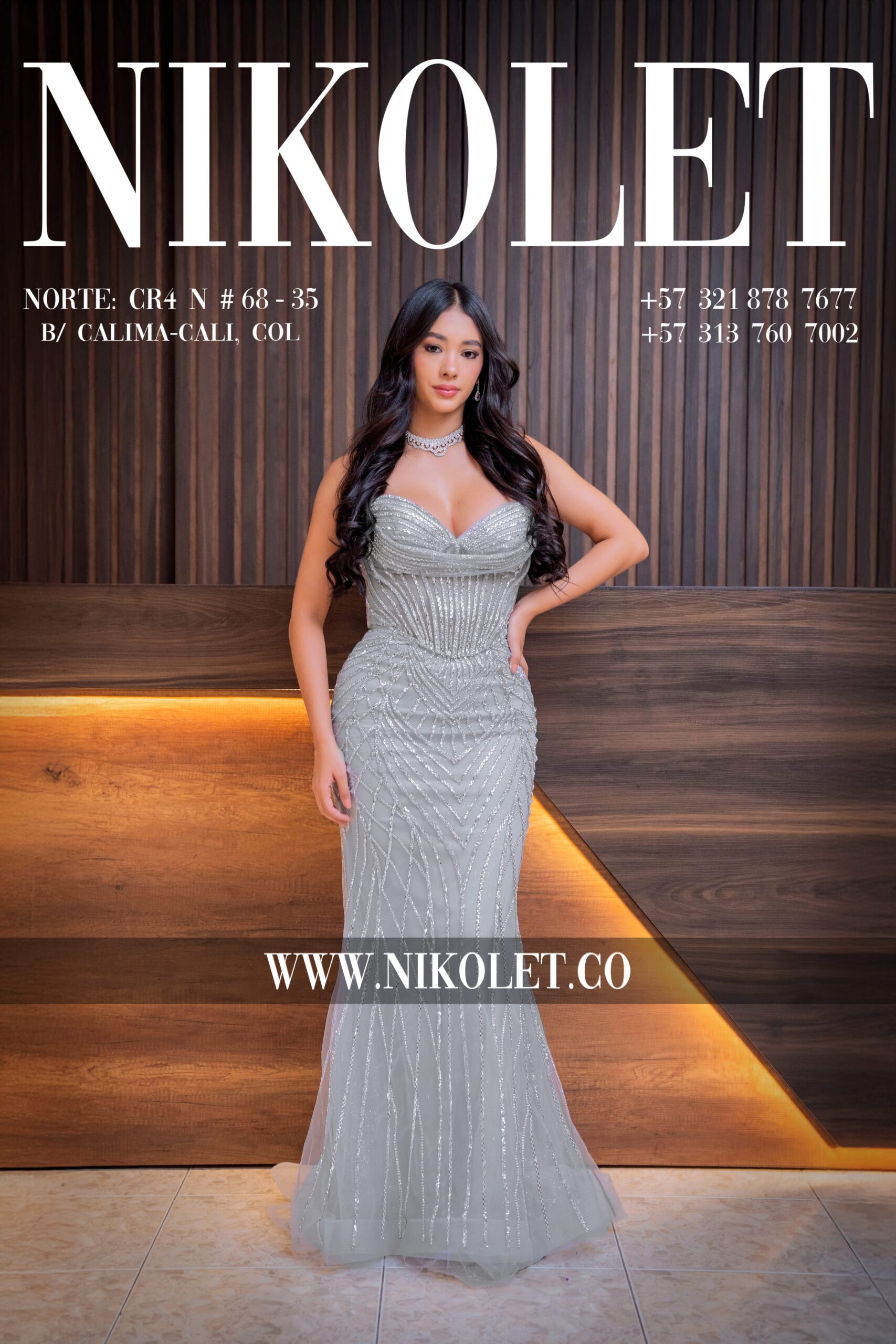 Vestido gala - L160