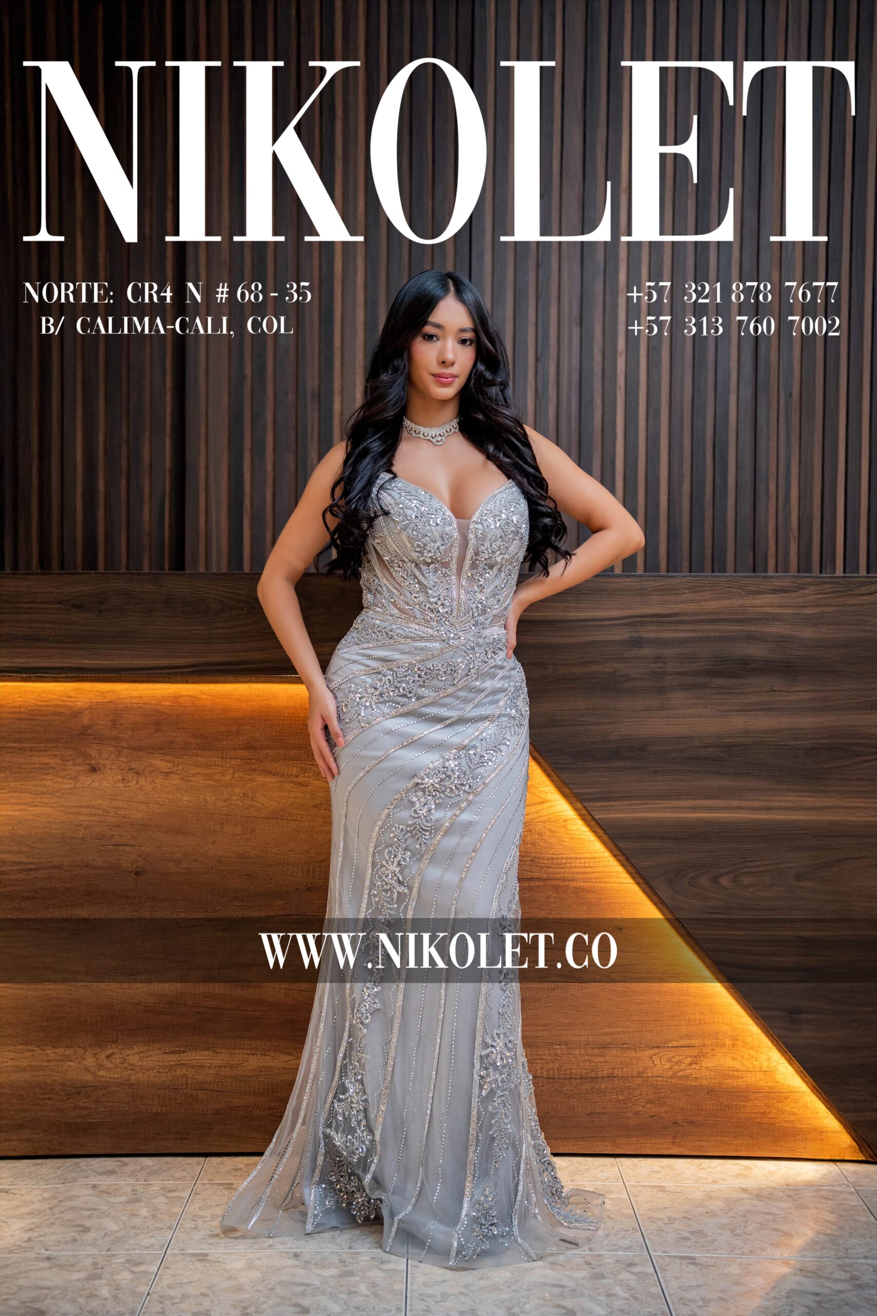 Vestido gala - L162