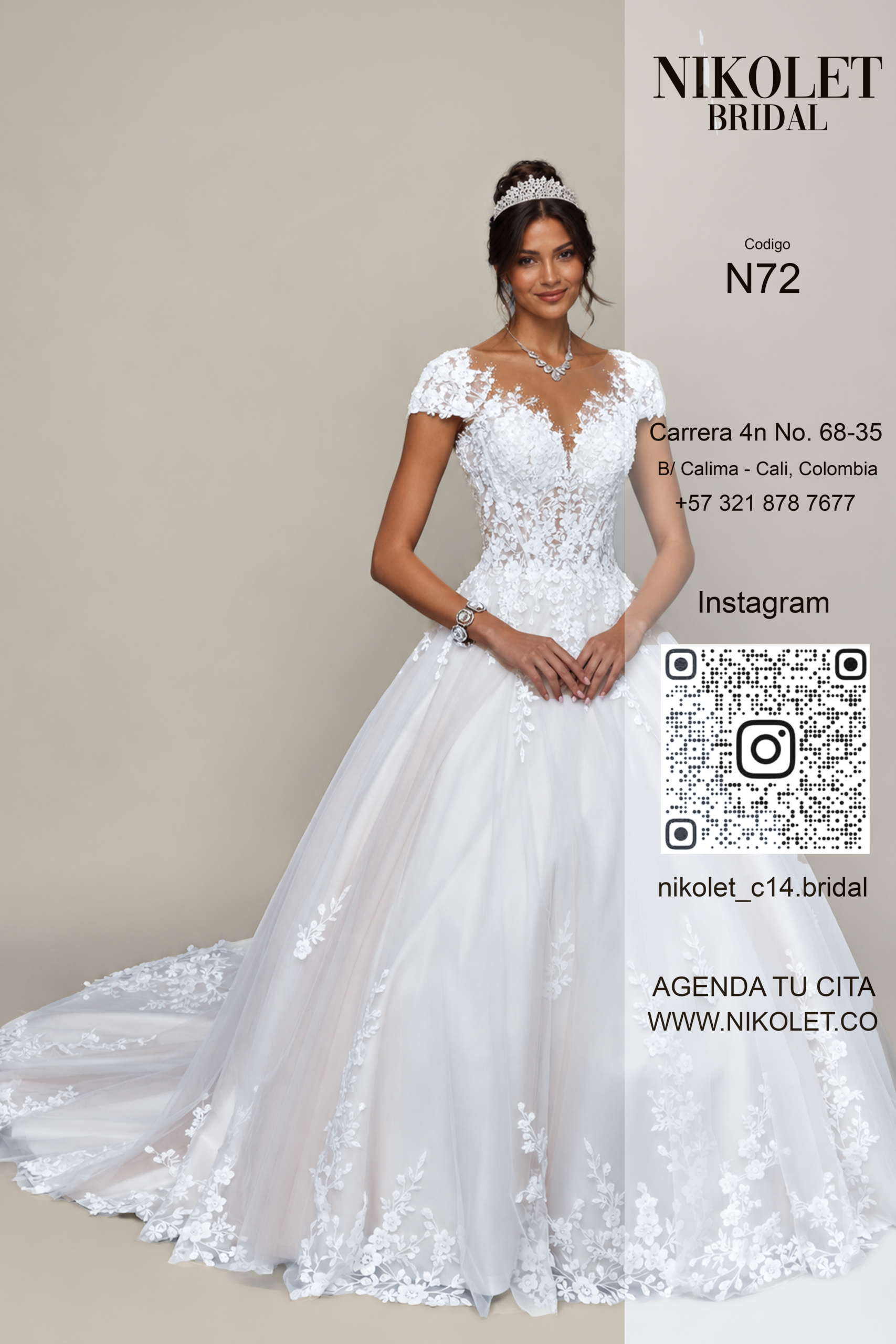 Vestido blanco N72