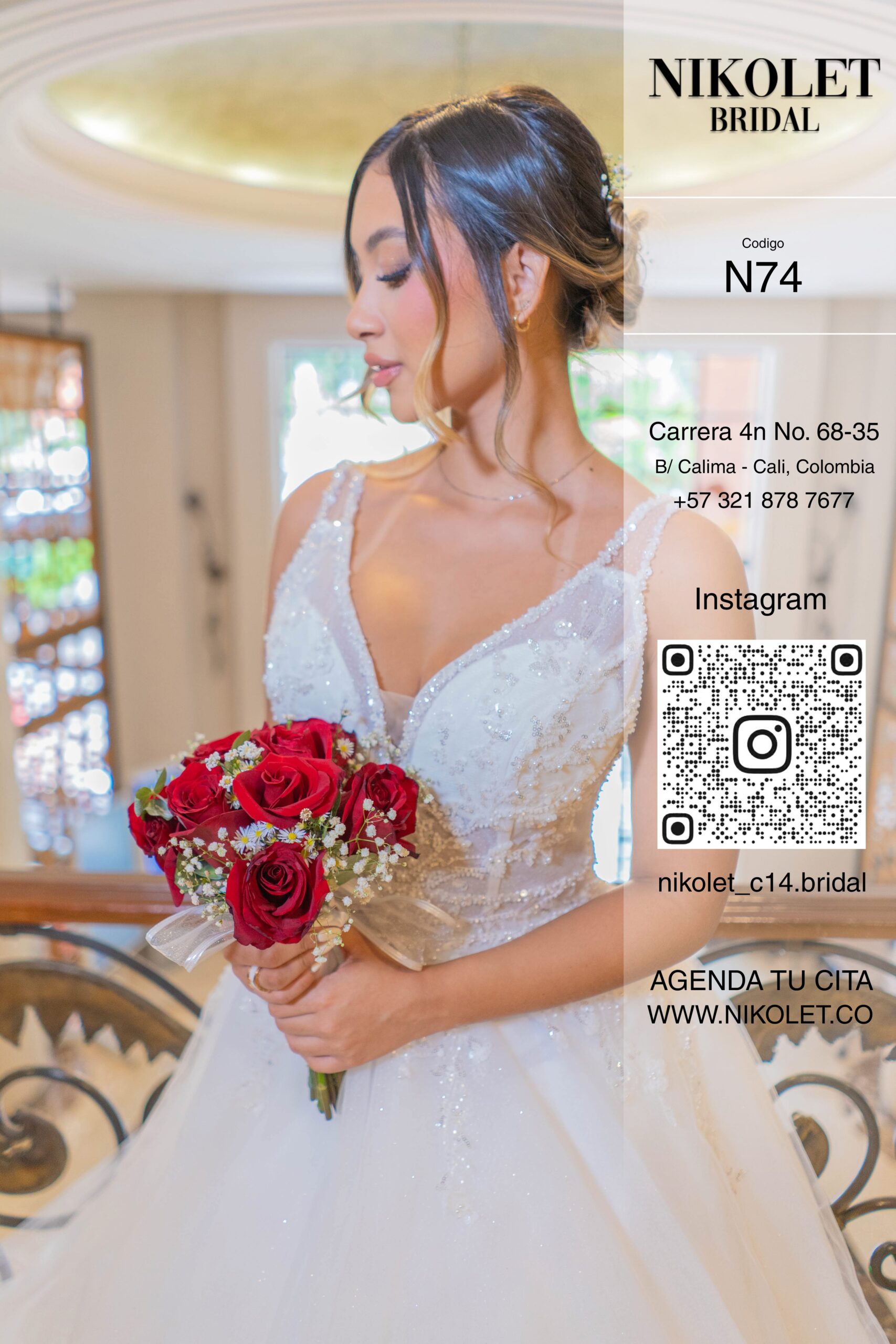 Vestido blanco N74 - Image 4