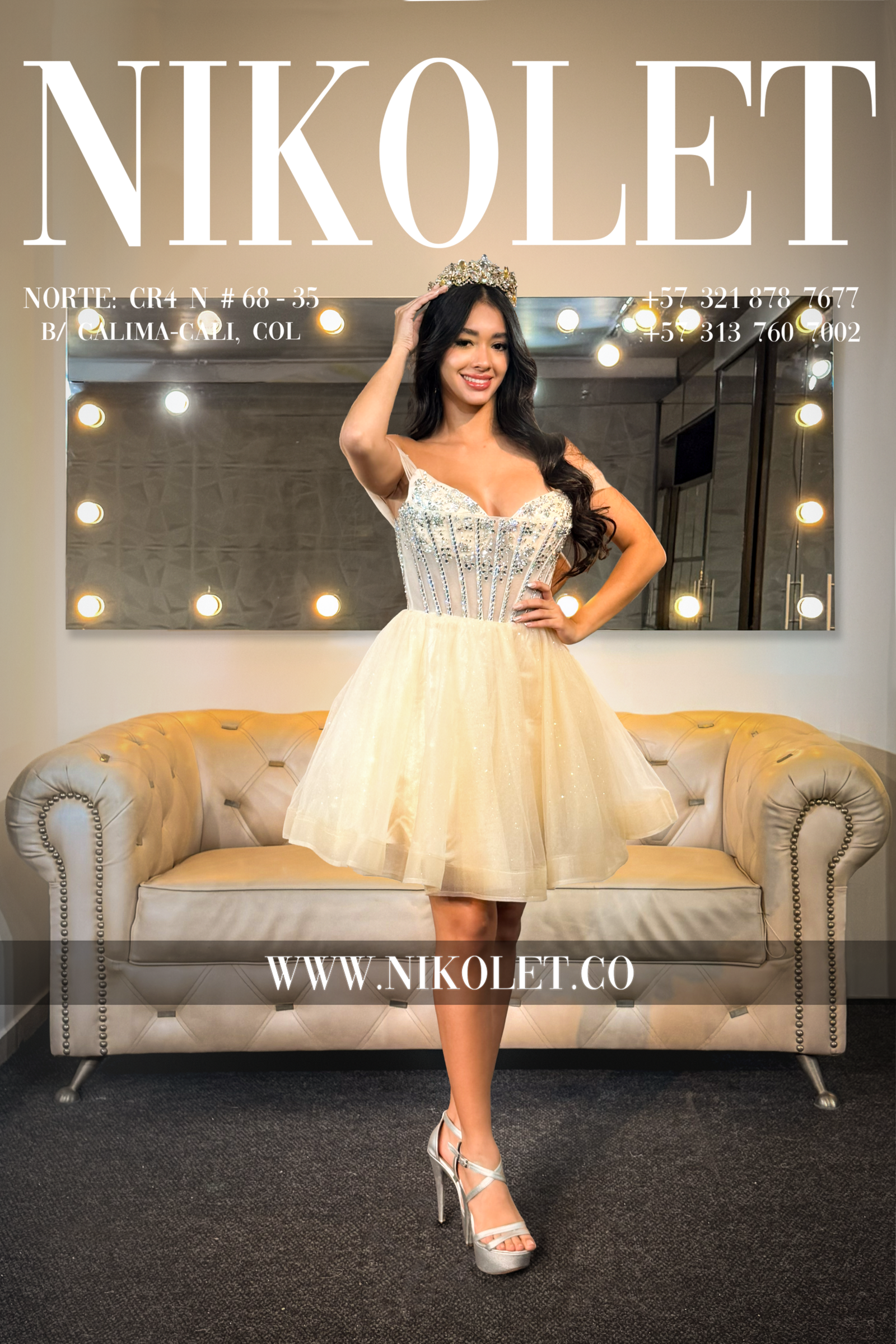Vestido corto - C142